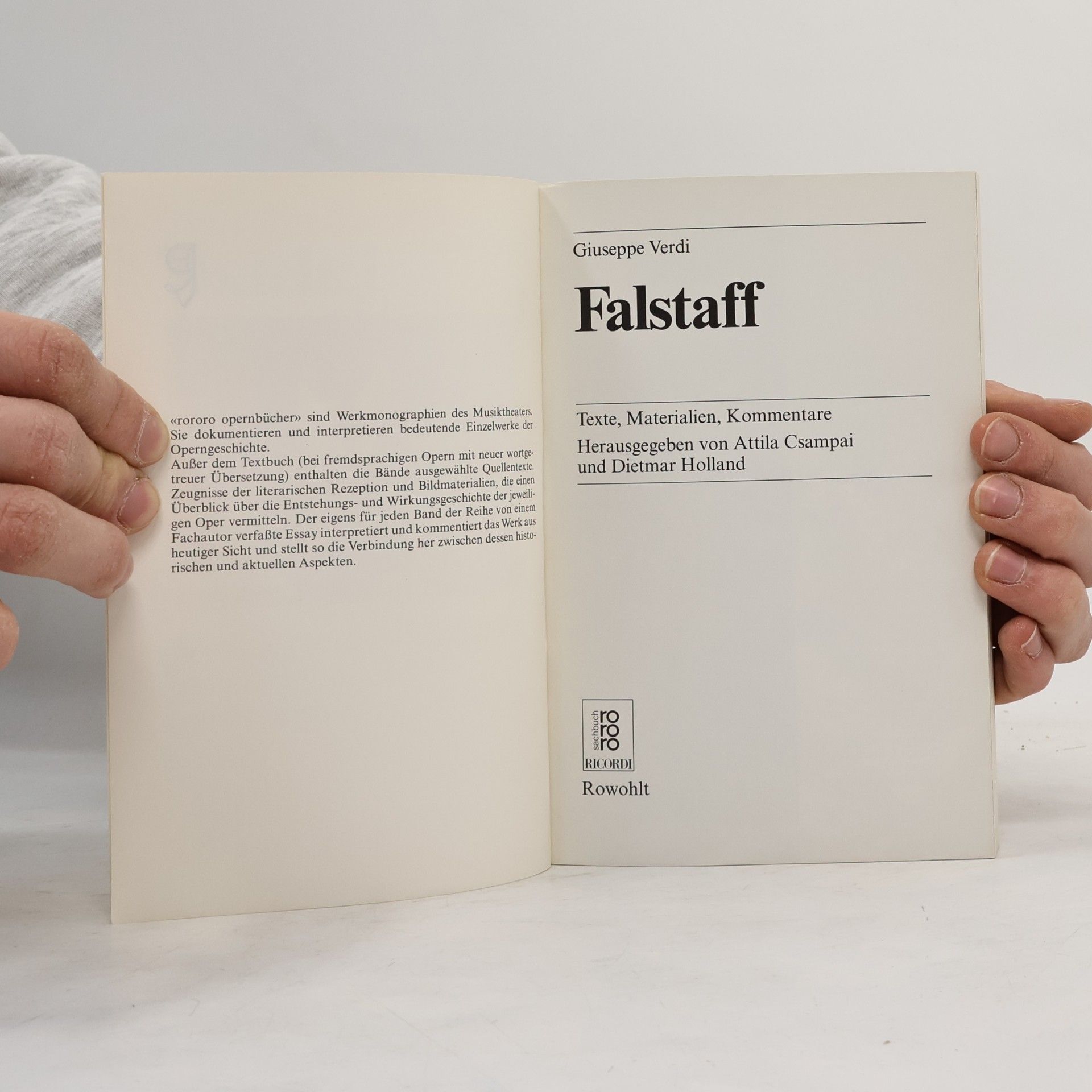 Giuseppe Verdi Falstaff