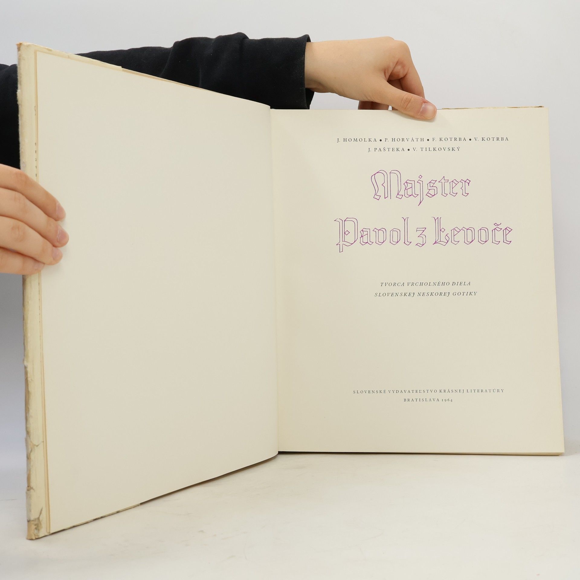 Various authors Majster Pavol z Levoče