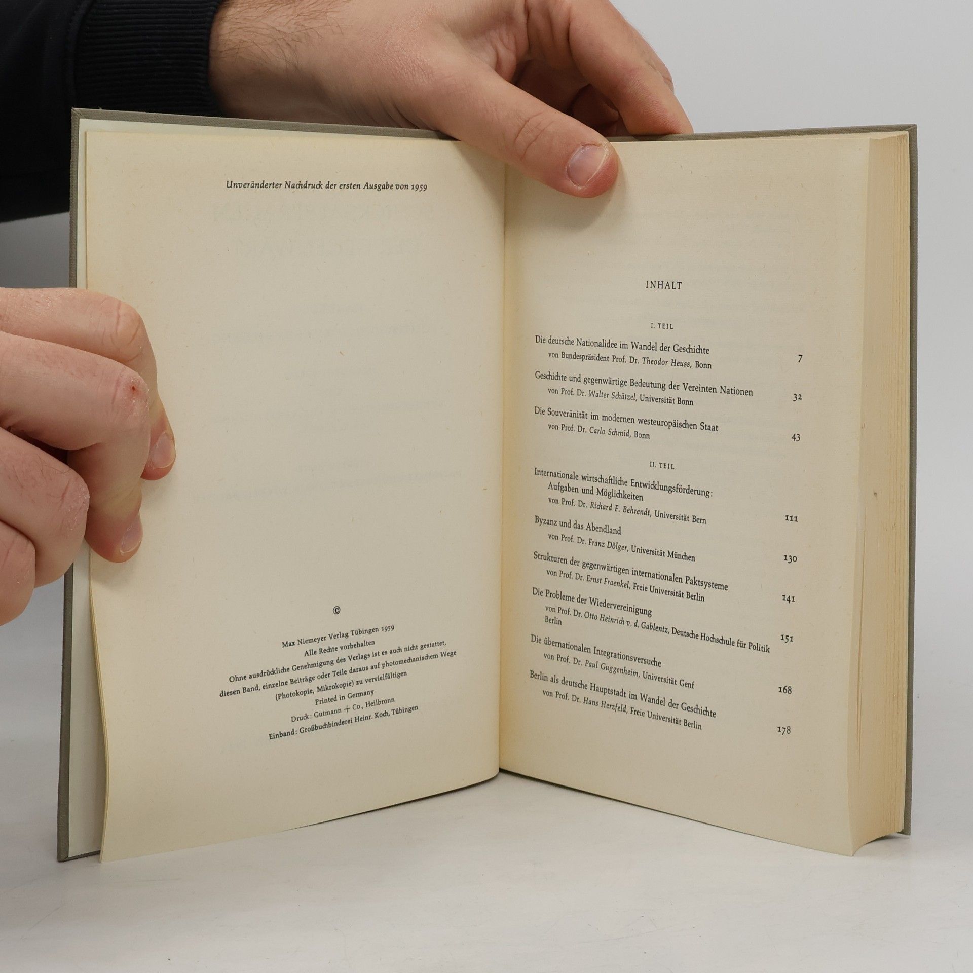 Kolektiv autorů Schicksalsfragen der Gegenwart IV. Nationale und Übernationale Wirklichkeiten
