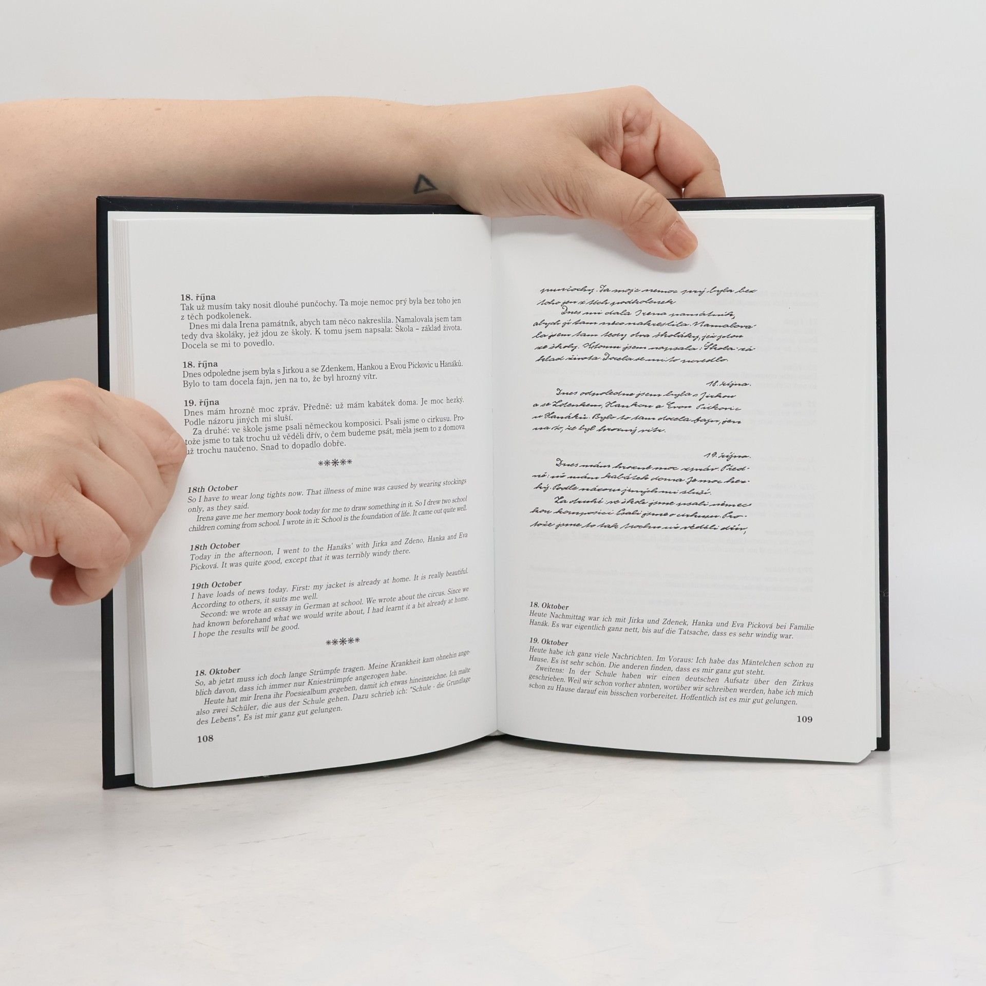 Věra Kohnová Deník Věry Kohnové. The diary of Věra Kohnová. Das Tagebuch der Věra Kohnová.