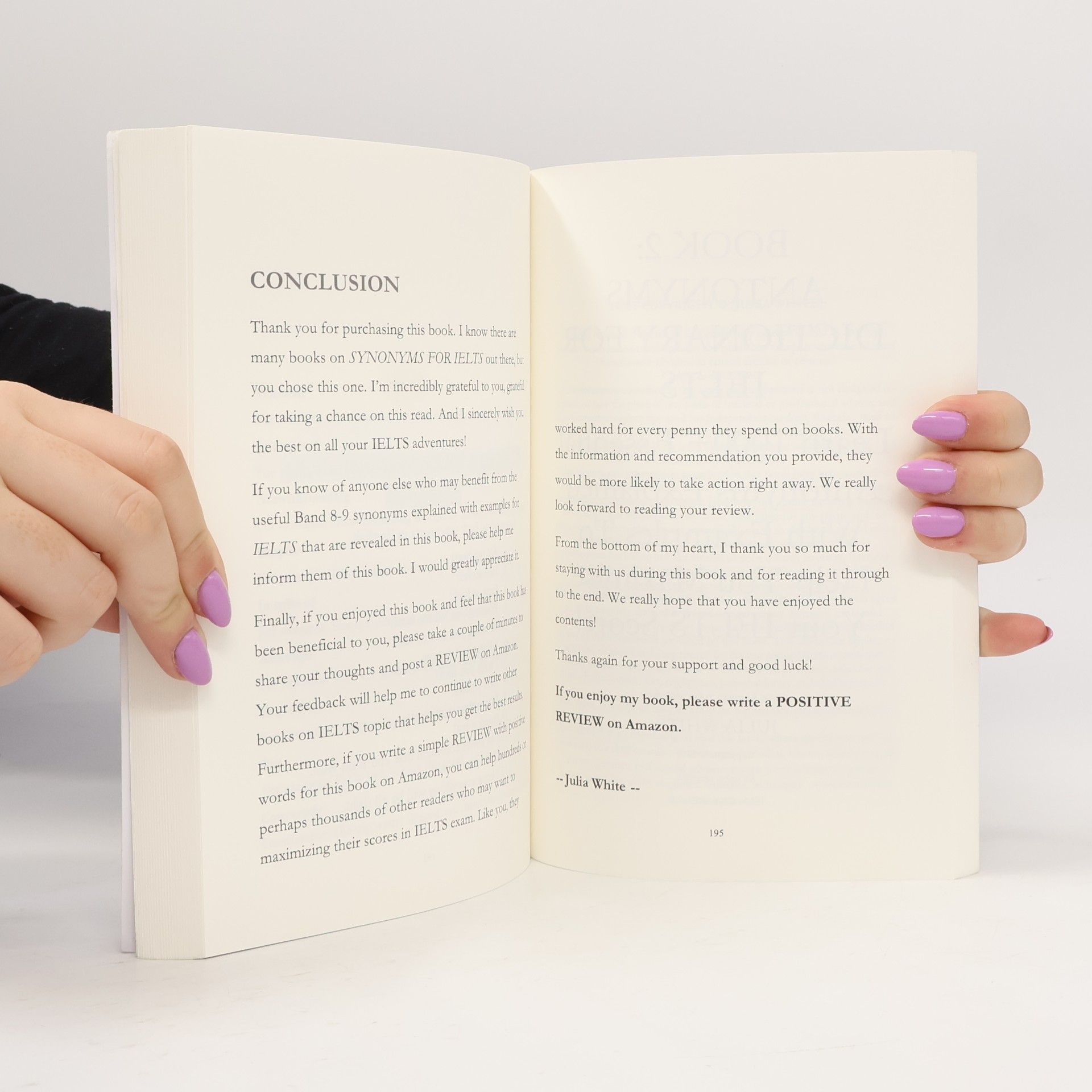 Julia White Synonyms And Antonyms Dictionary For Ielts