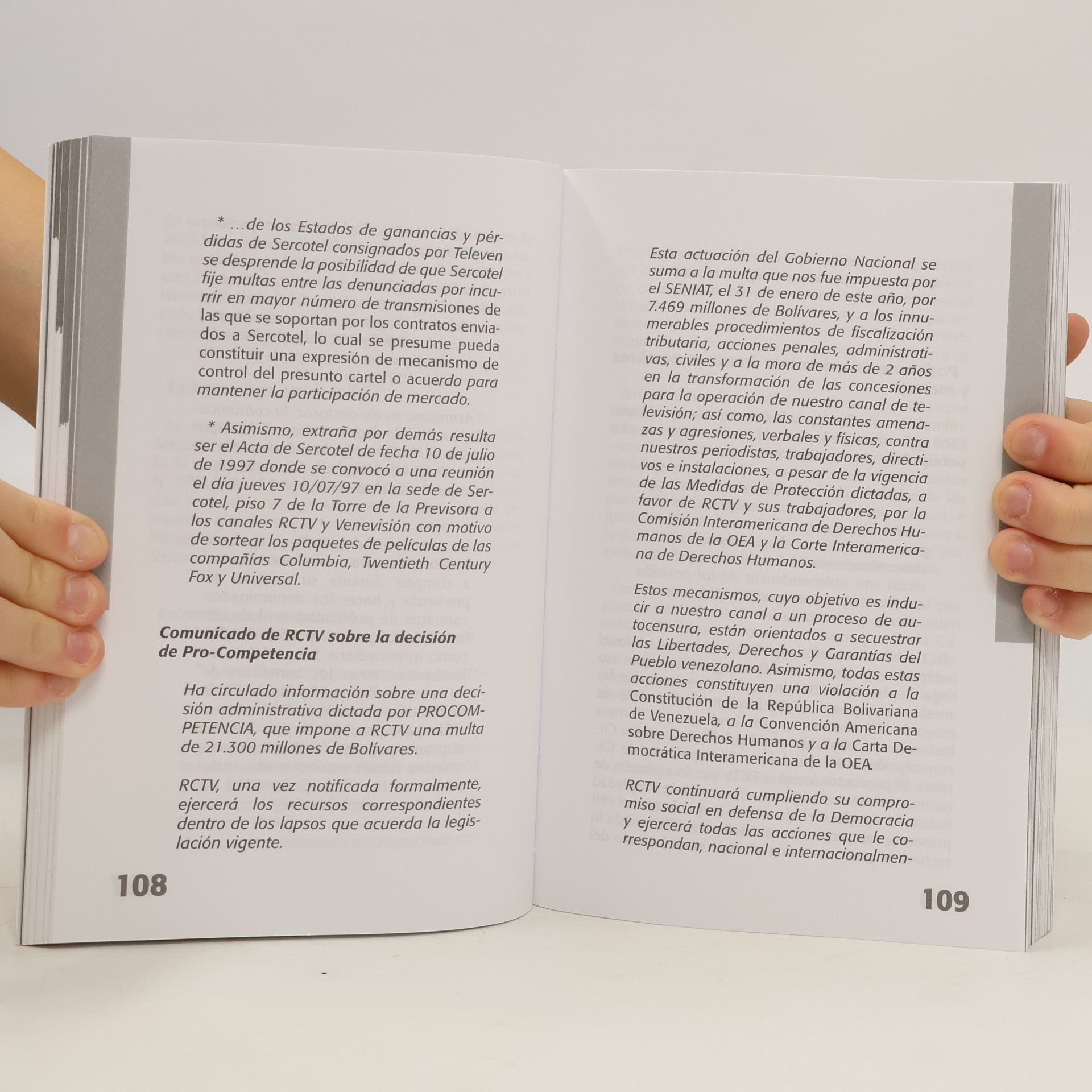 Libro blanco sobre RCTV