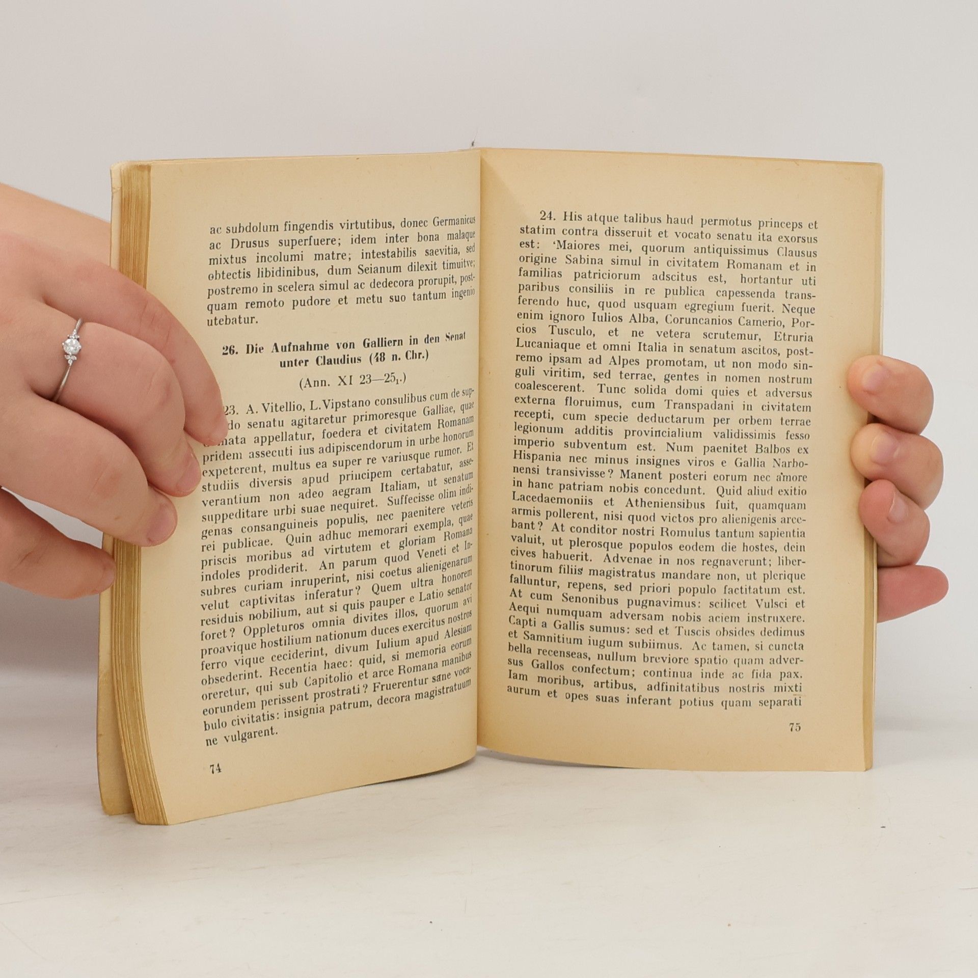Kolektiv autorů Auswahl aus den Schriften des P. Cornelius Tacitus
