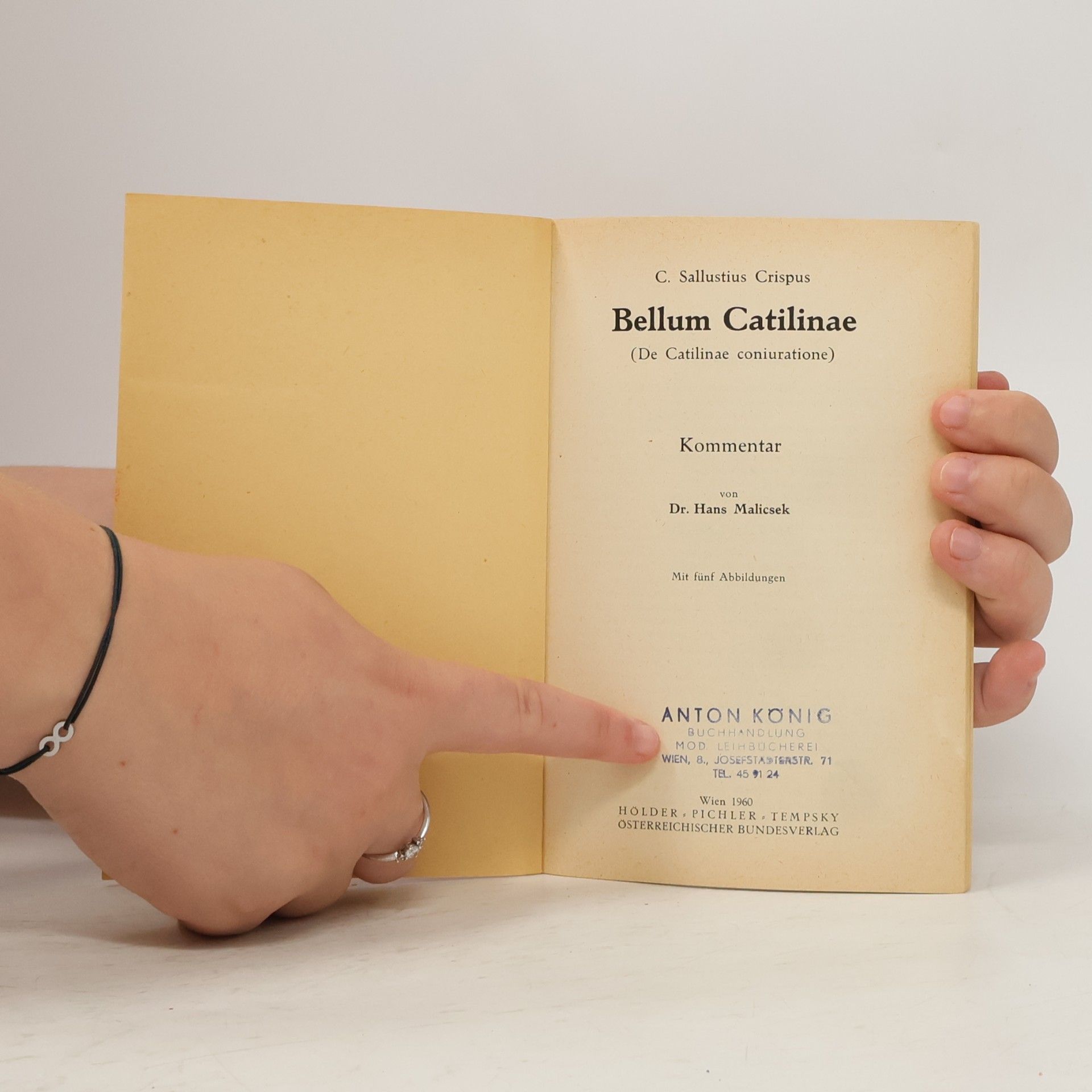 Hans Malicsek Sallust. Bellum Catilinae