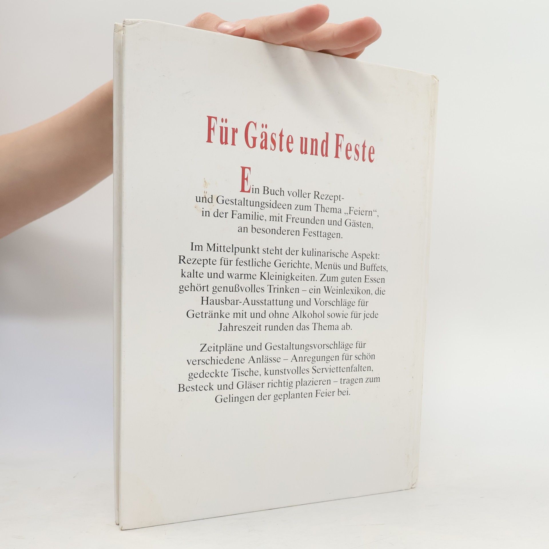 Various authors Für Gäste und Feste