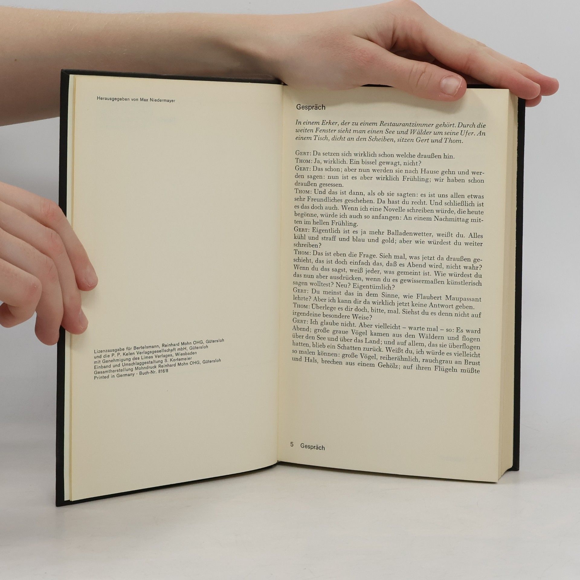 Gottfried Benn Lyrik und Prosa, Briefe und Dokumente