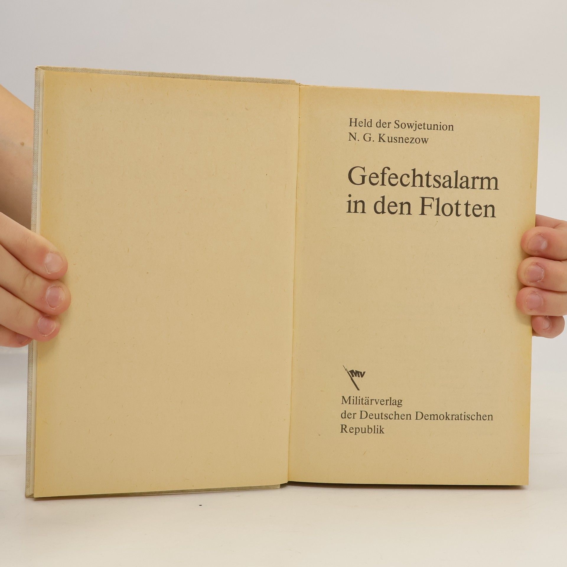 Nikolai Gerassimowitsch Kusnezow Gefechtsalarm in den Flotten