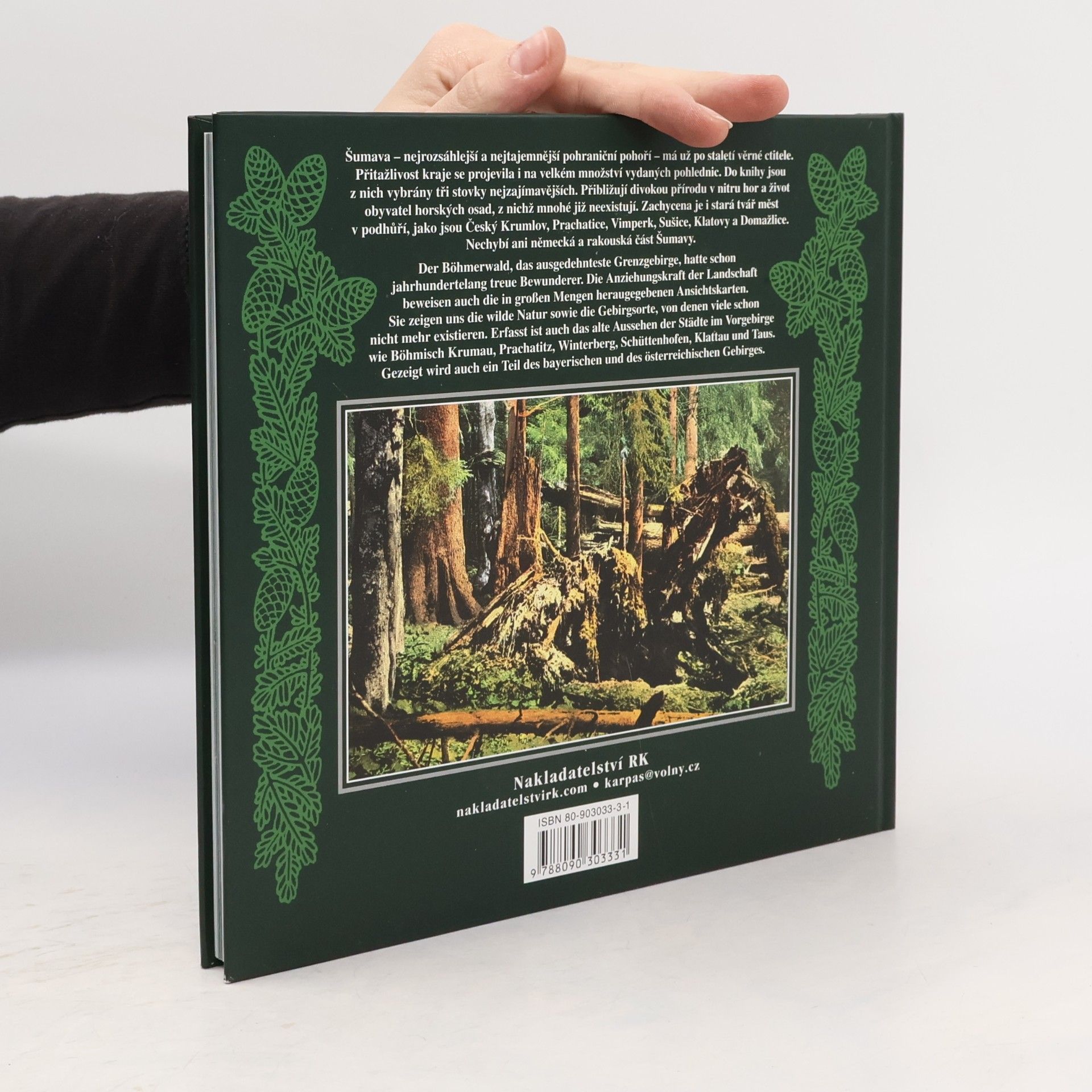 Roman Karpaš Album starých pohlednic = Album alter Ansichtskarten vom Böhmerwald und Bayerischen Wald