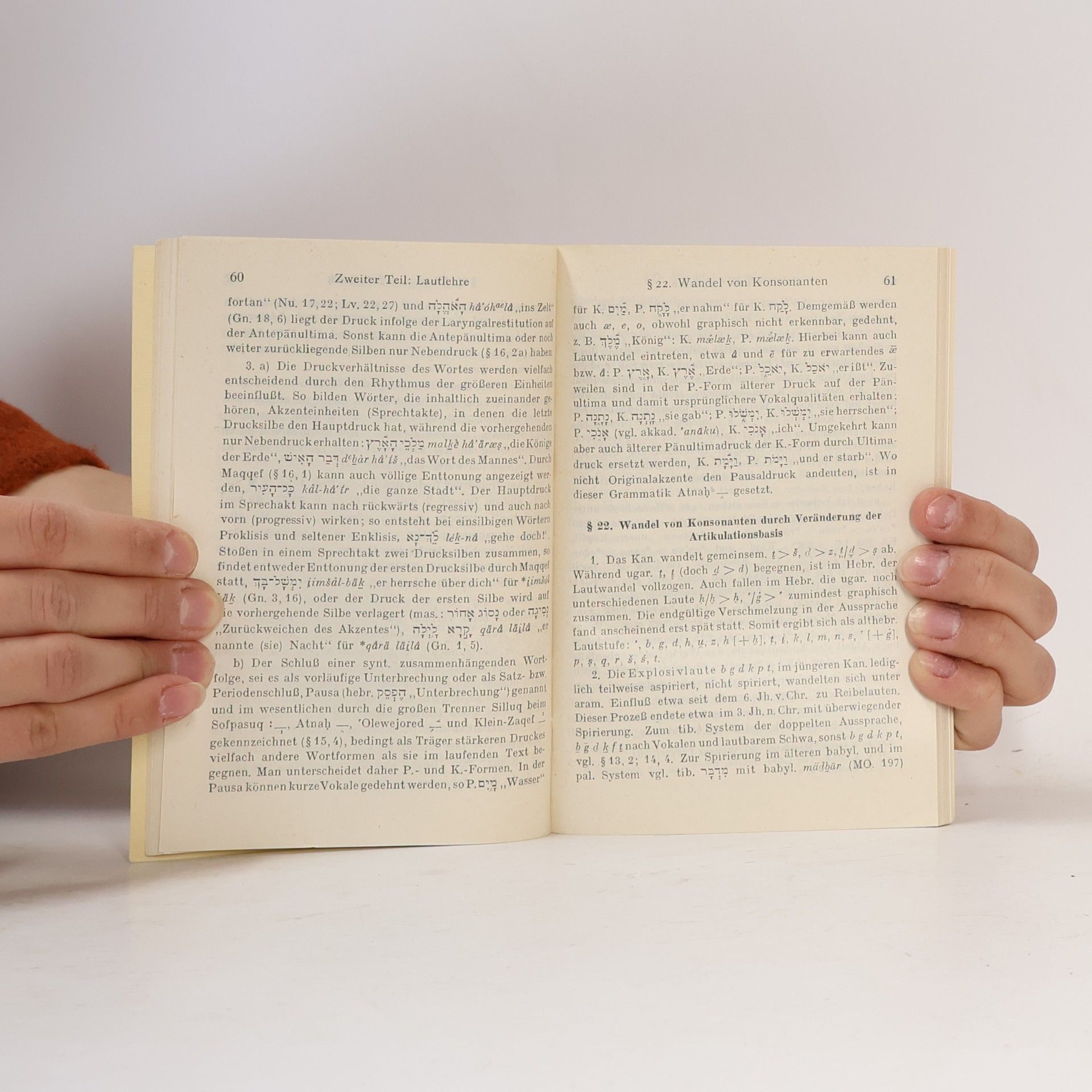 Georg Beer Hebraische Grammatik I.