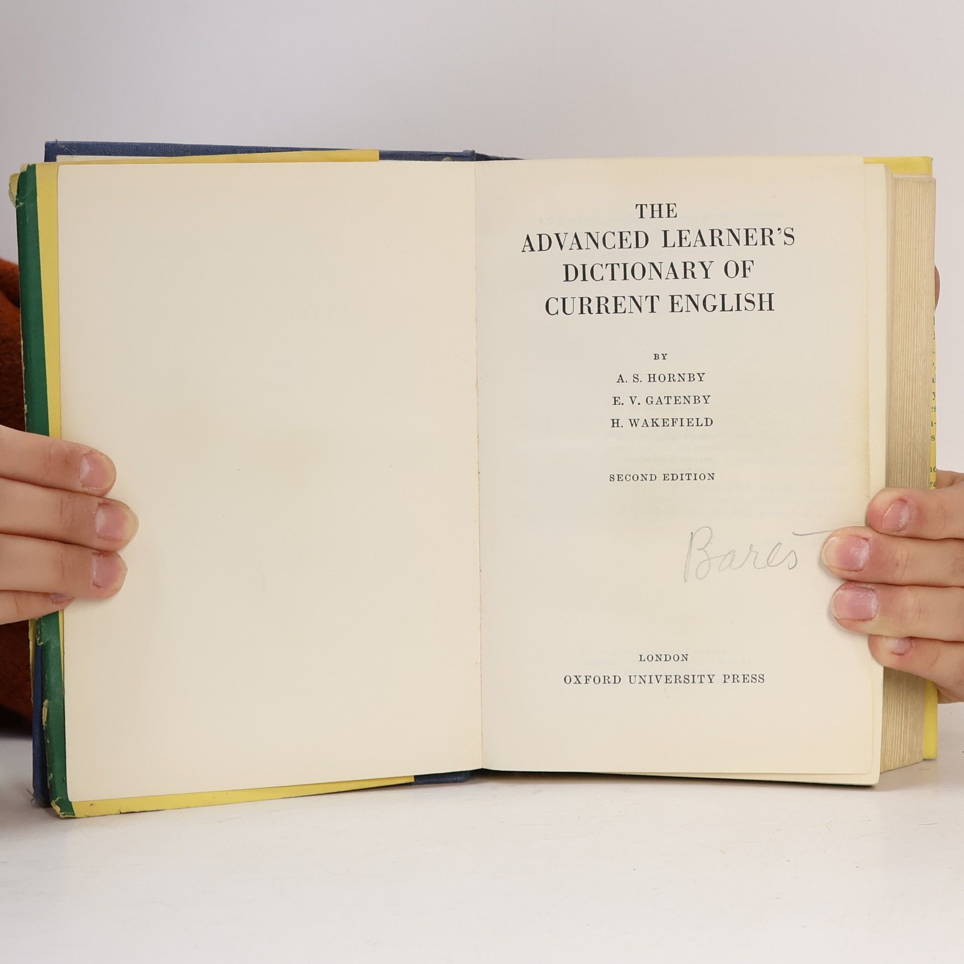 Albert Sydney Hornby The Advanced Learner's Dictionary of Current English