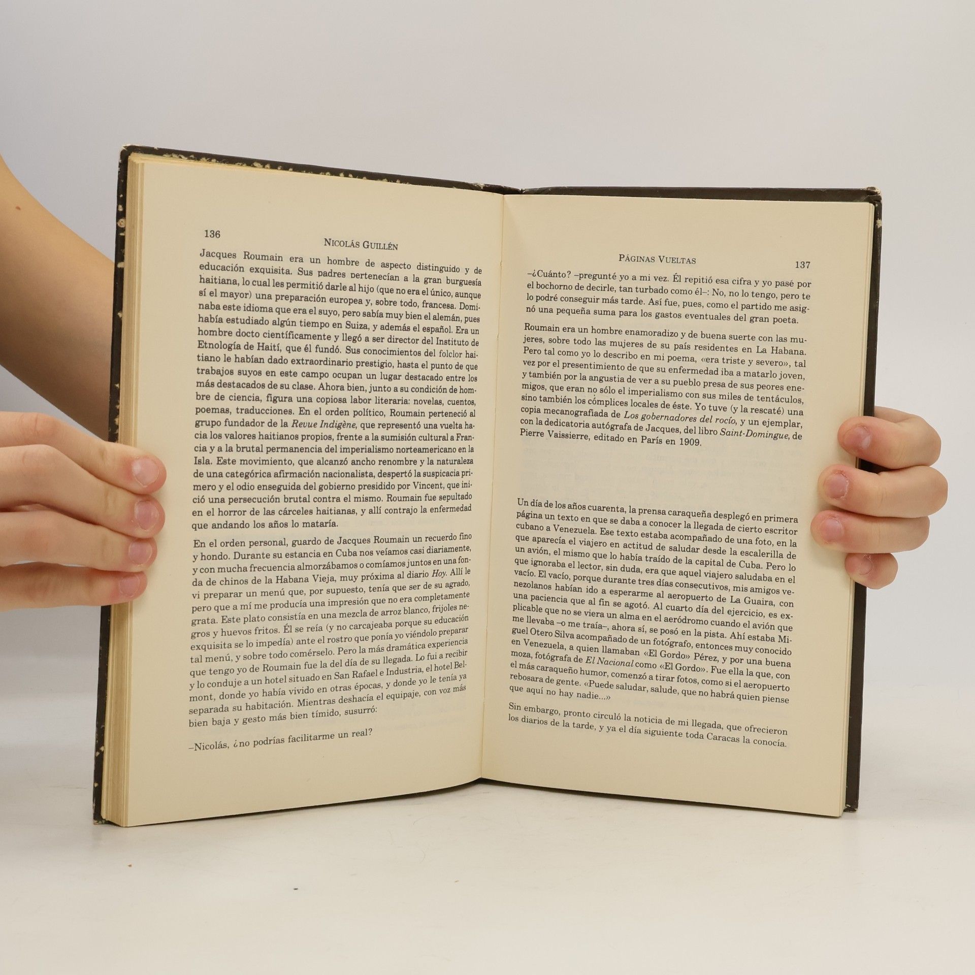 Nicolás Guillén Paginas Vueltas. Memorias