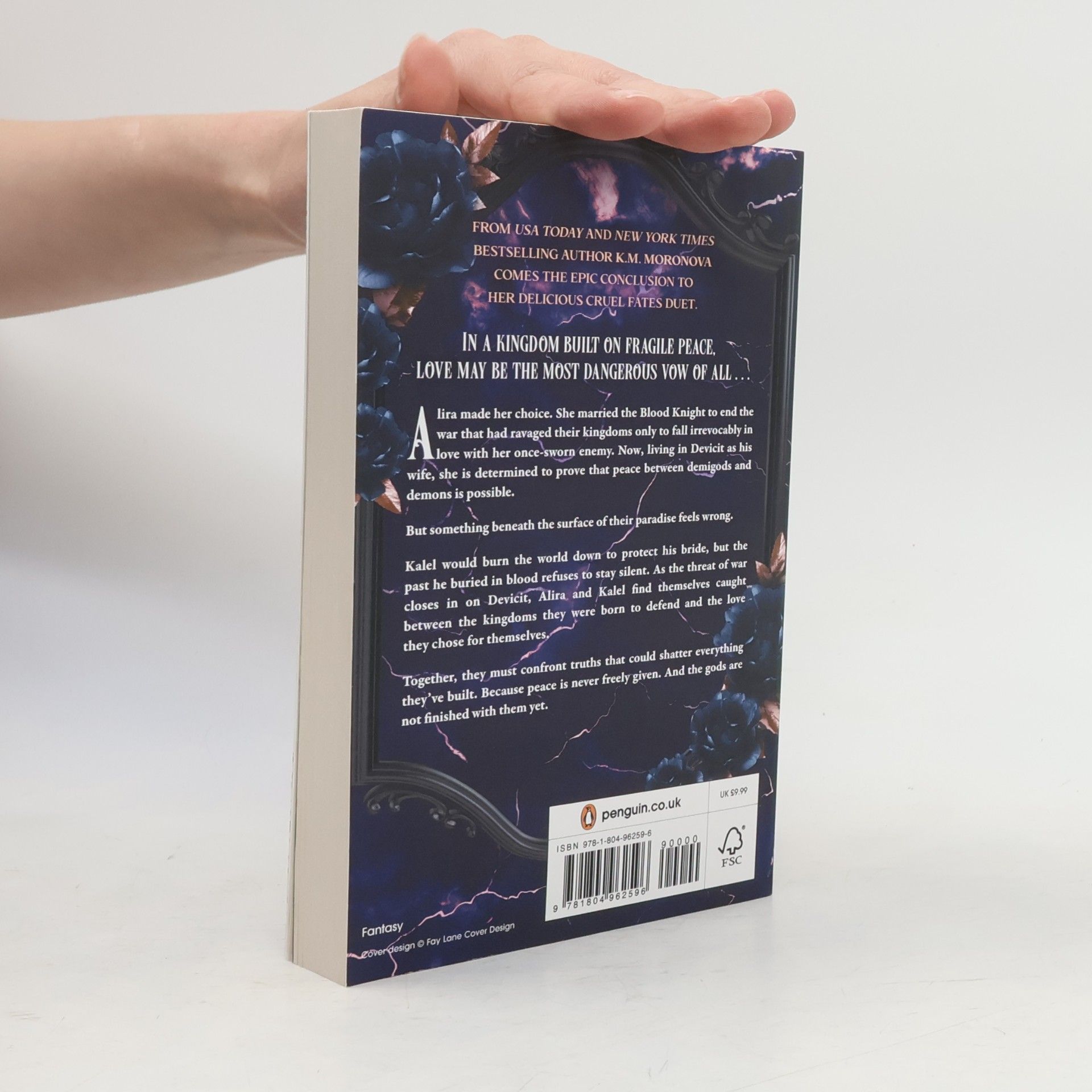 K M Moronova Once Written in Gilded Blood: The epic conclusion to the spicy arranged-marriage romantasy from the bestselling author of Once Upon a Demon's Heart