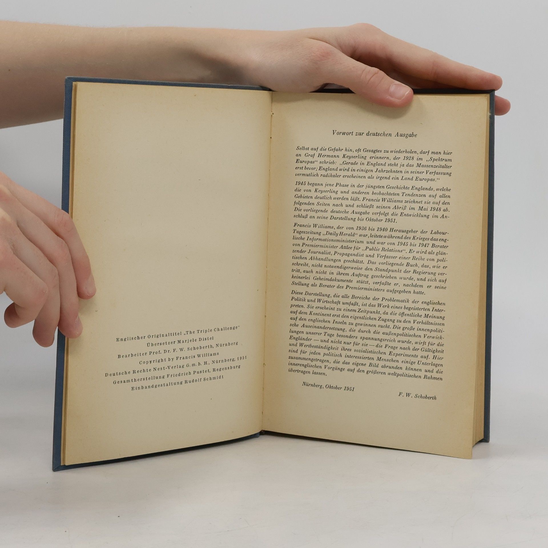 Francis Williams Das Englische Experiment