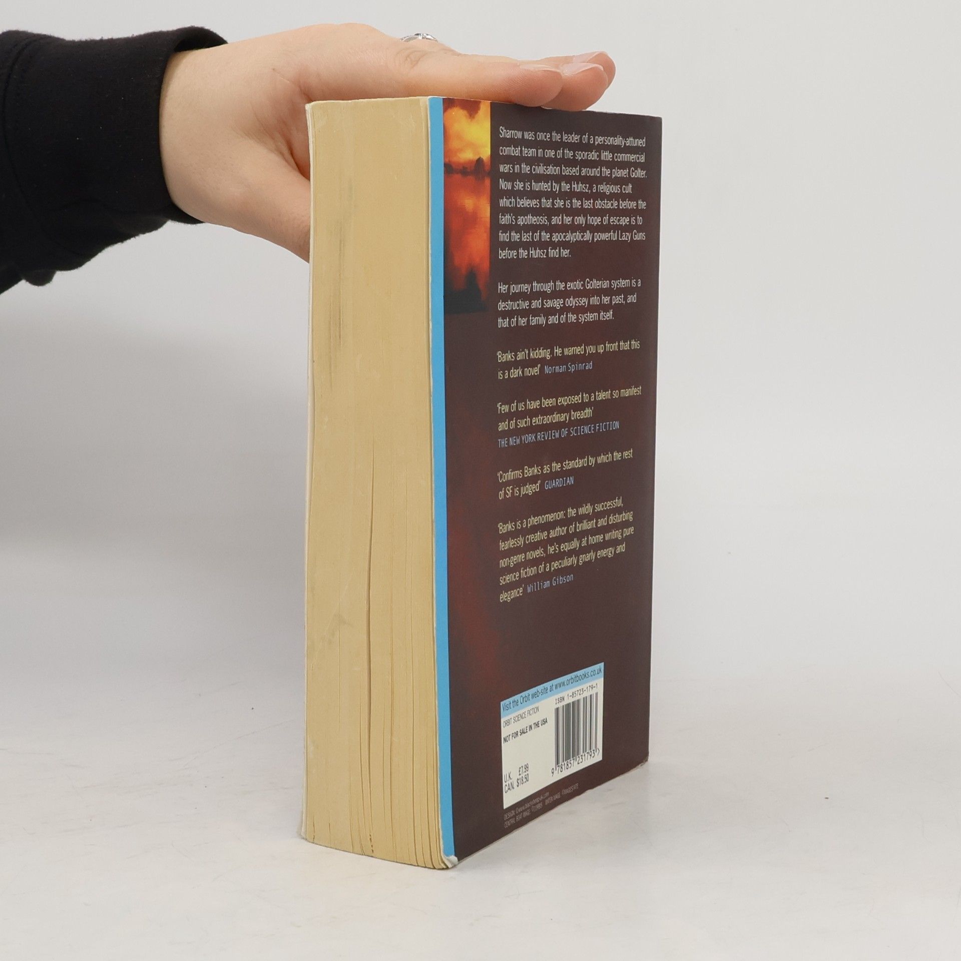 Iain M. Banks Against a dark background