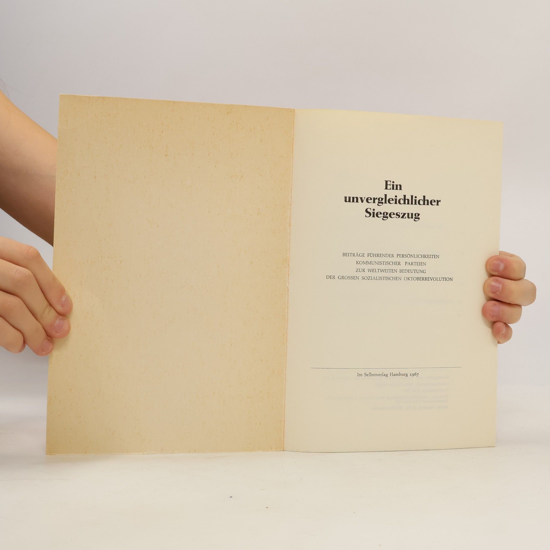 Autores varios Ein unvergleichlicher Siegeszug