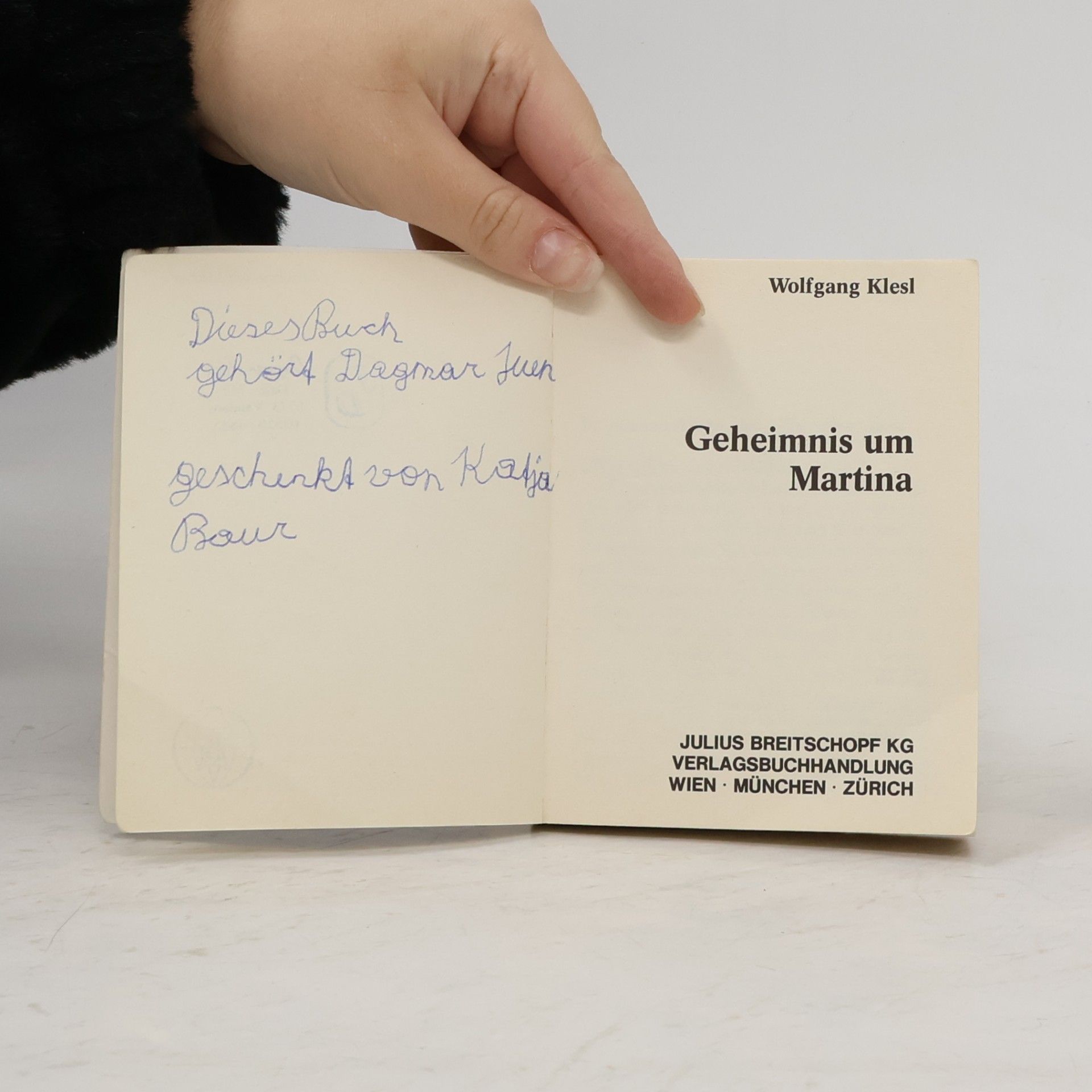 Wolfgang Klesl Breitschopf Regenbogen: Geheimnis um Martina