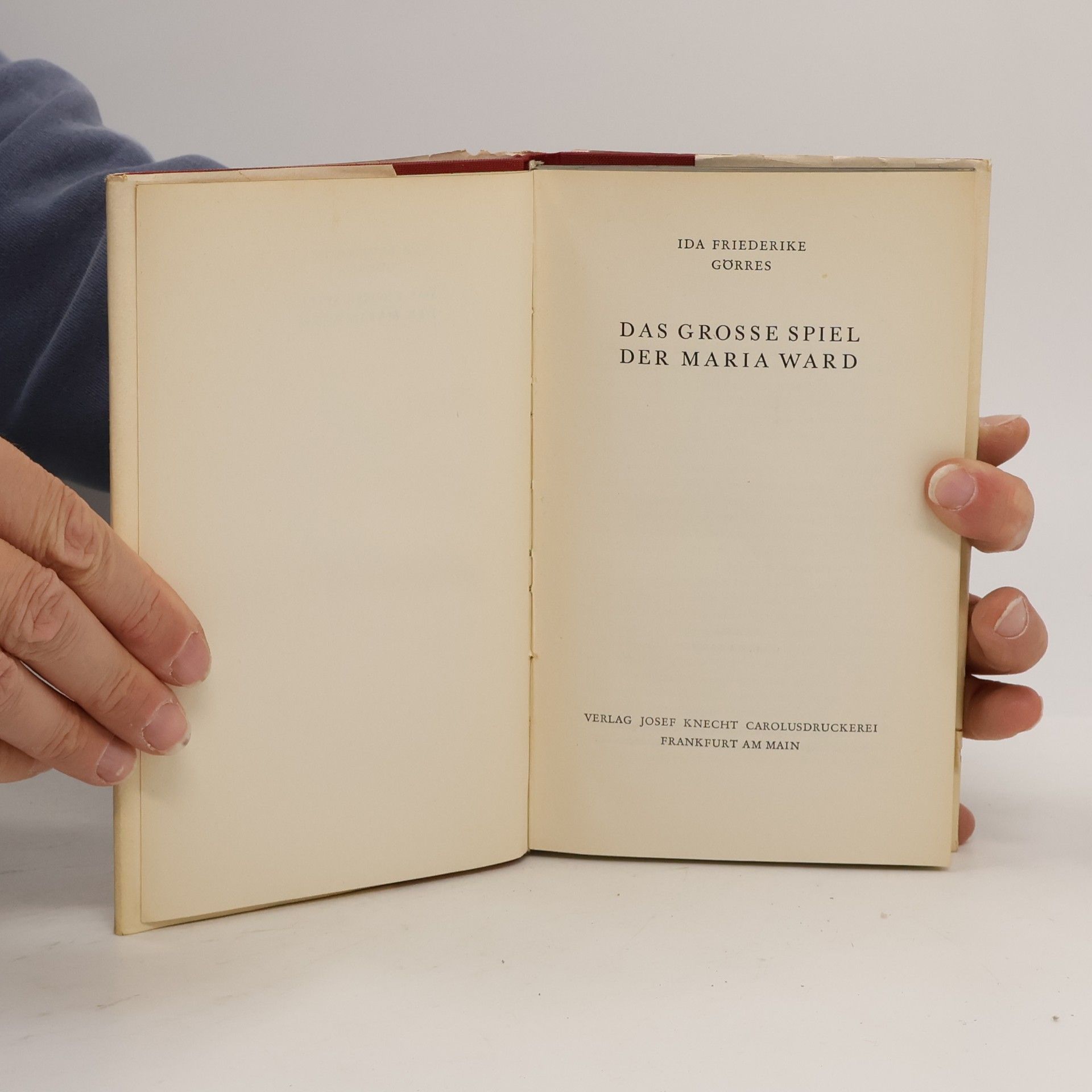 Ida Friederike Görres Das grosse Spiel der Maria Ward