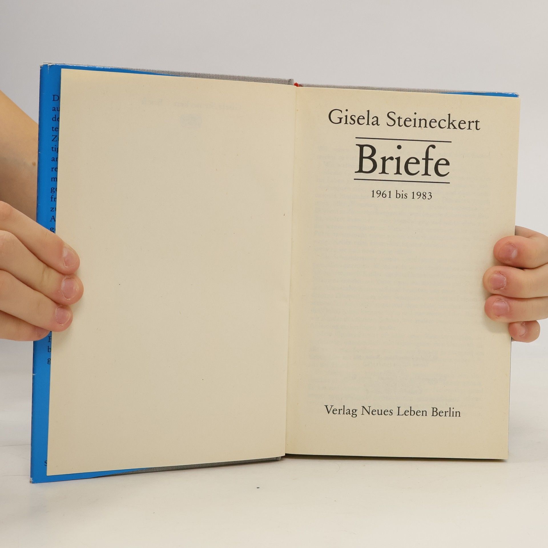 Gisela Steineckert Briefe 1961-1983