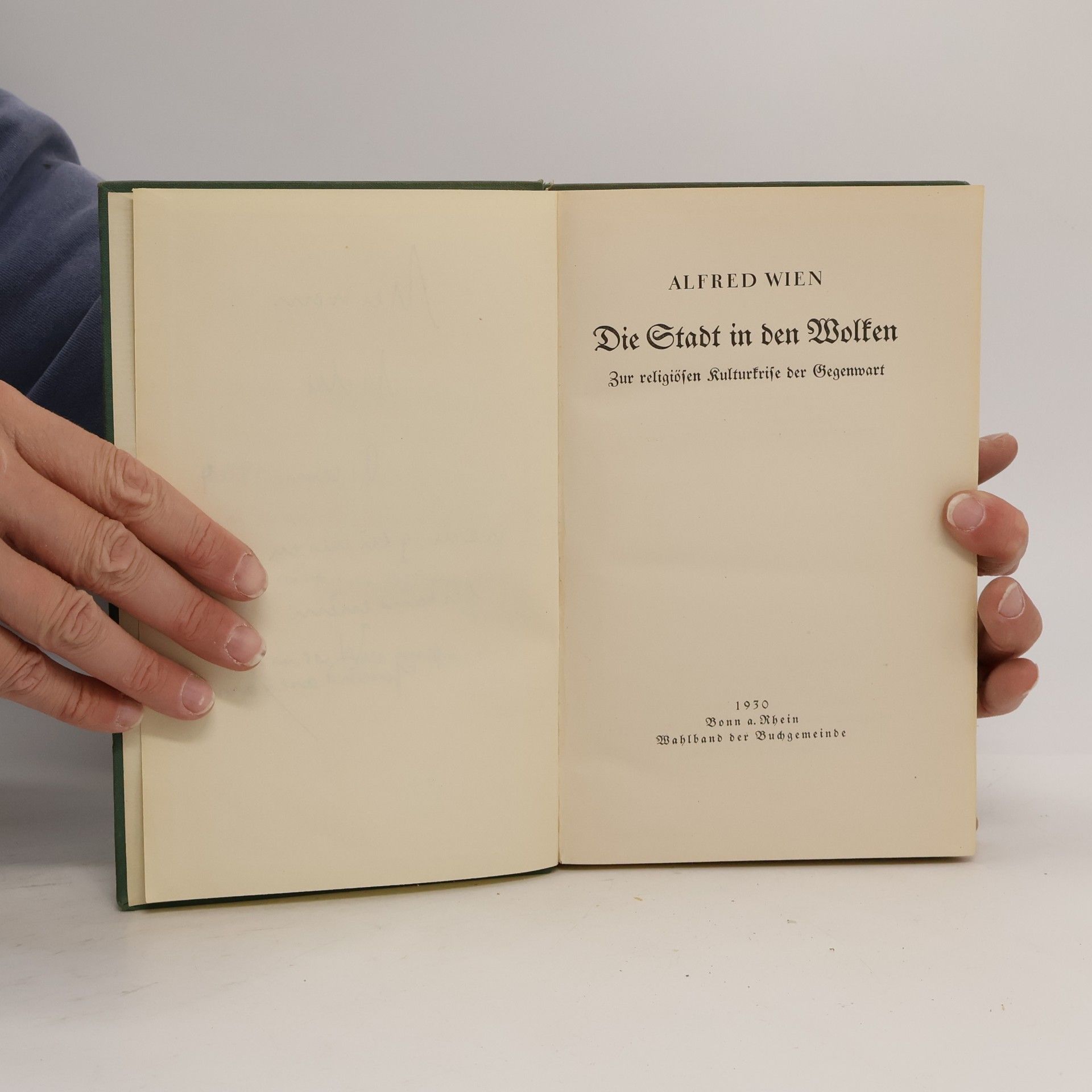 Alfred Wien Die Stadt in den Wolken