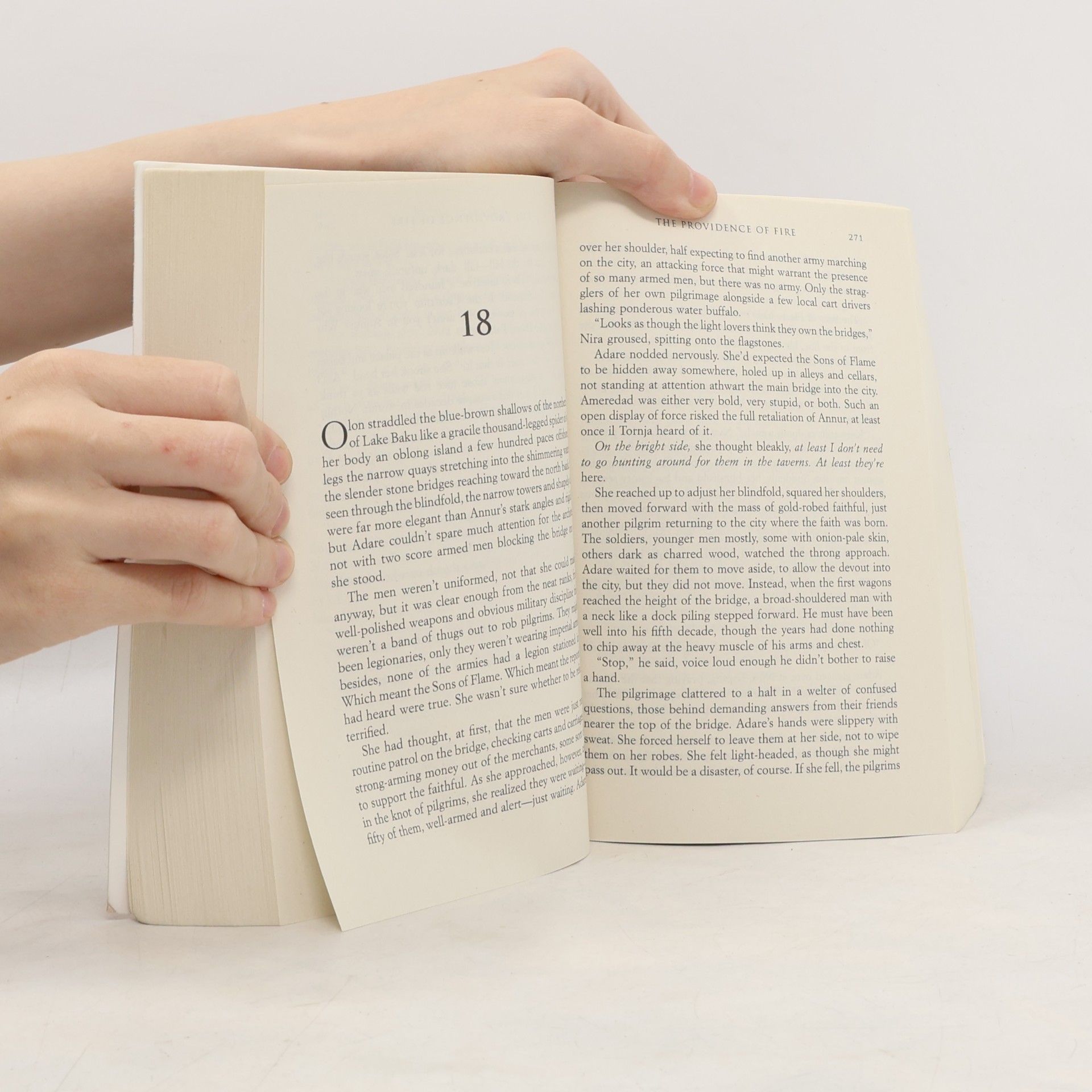 Brian Staveley The Providence of Fire. Thron in Flammen, englische Ausgabe