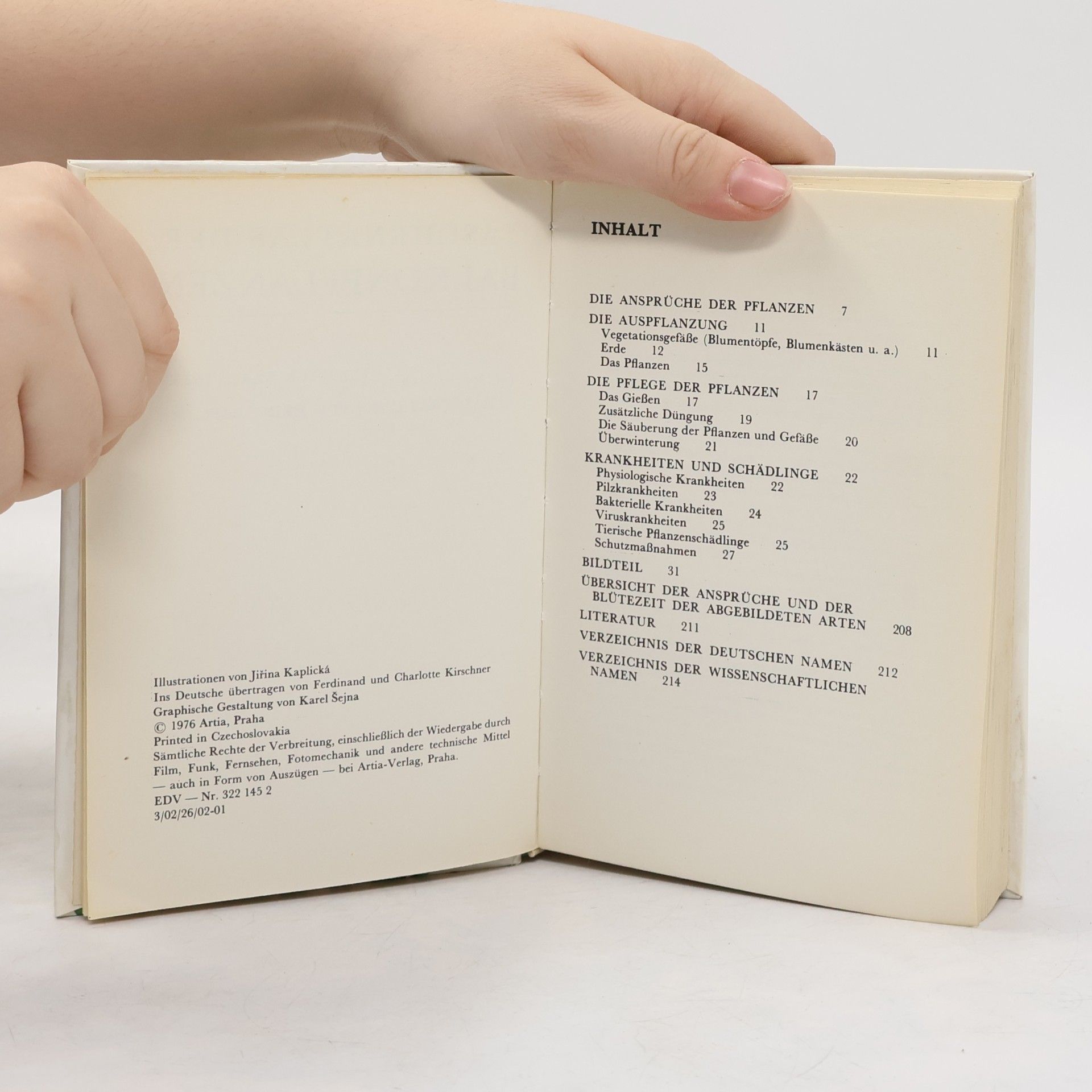 Karel Hieke Taschenatlas der Balkonpflanzen