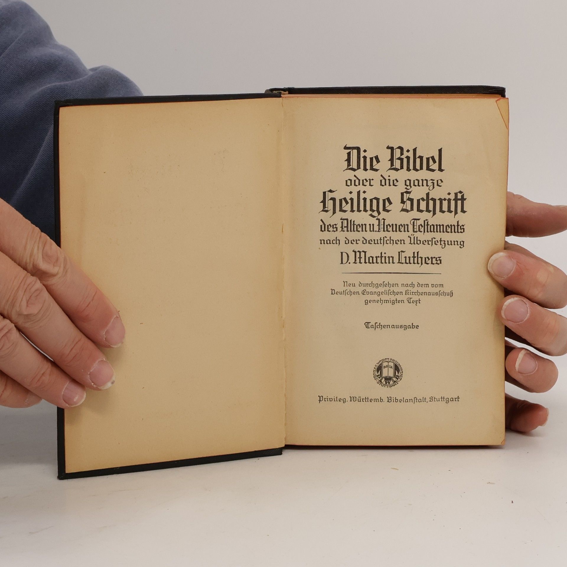 Martin Luther Die Bibel oder die ganze Heilige Schrift des Alten u. Neuen Testaments