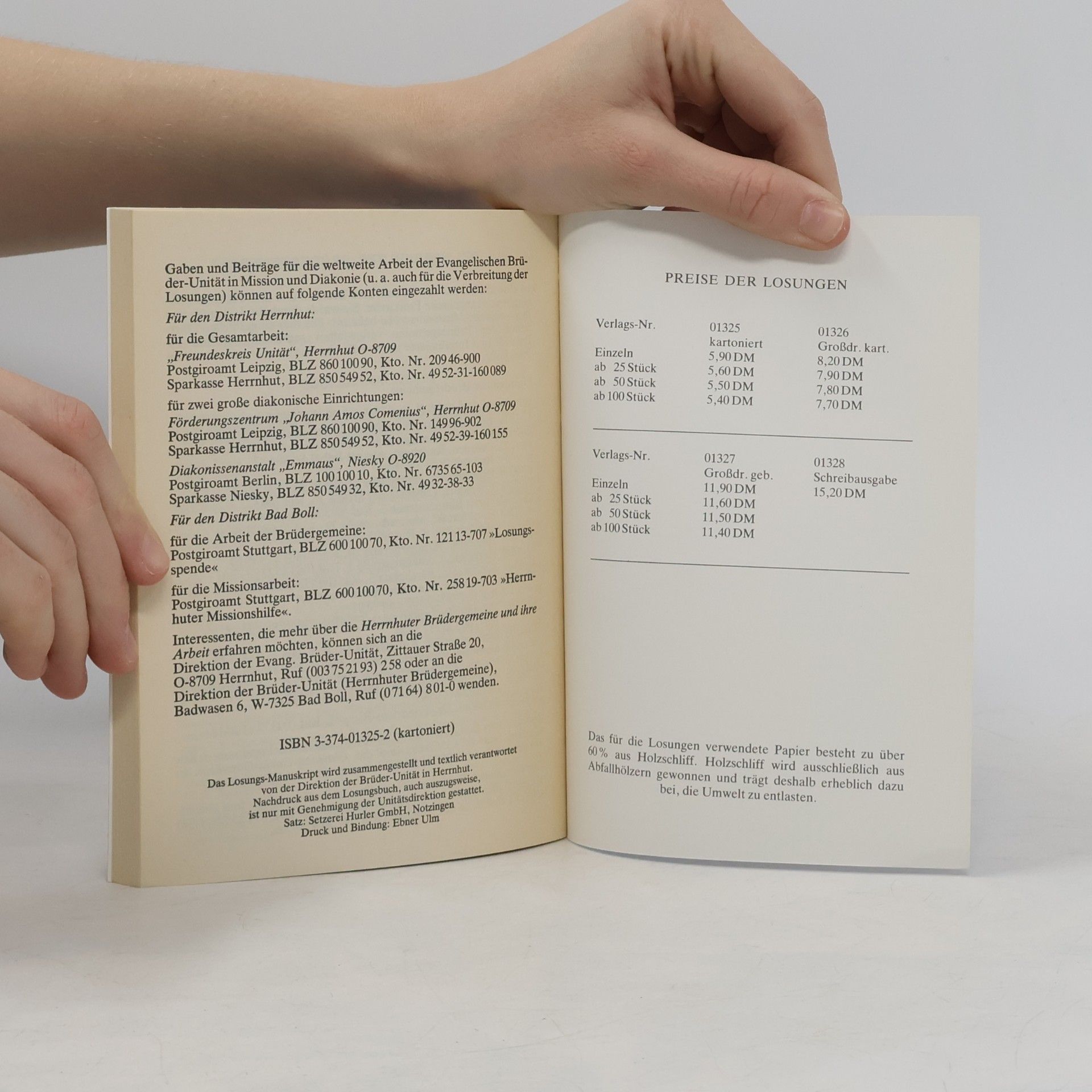 Autorenkollektiv Losungen 1992