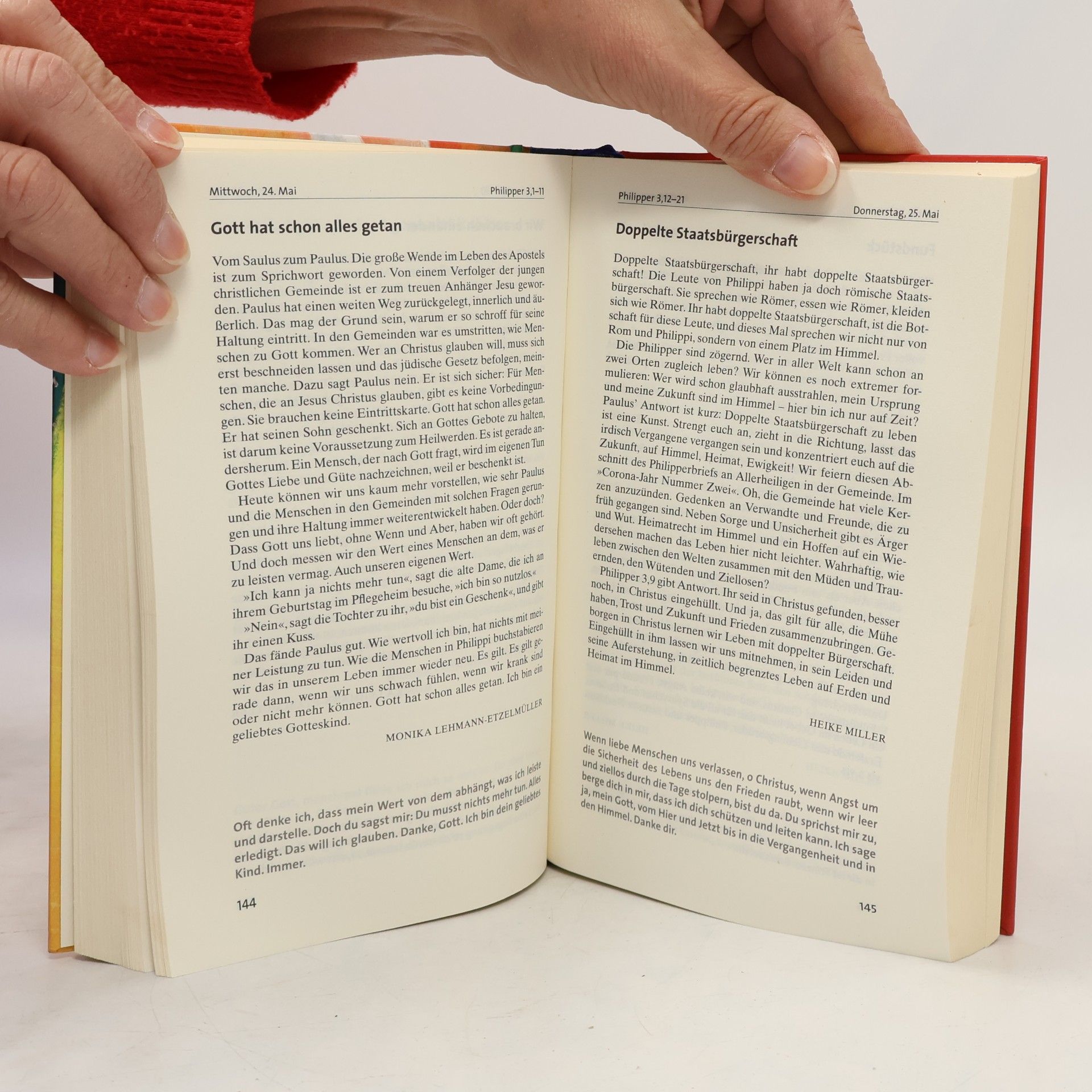 Autorenkollektiv Mit der Bibel durch das Jahr ...