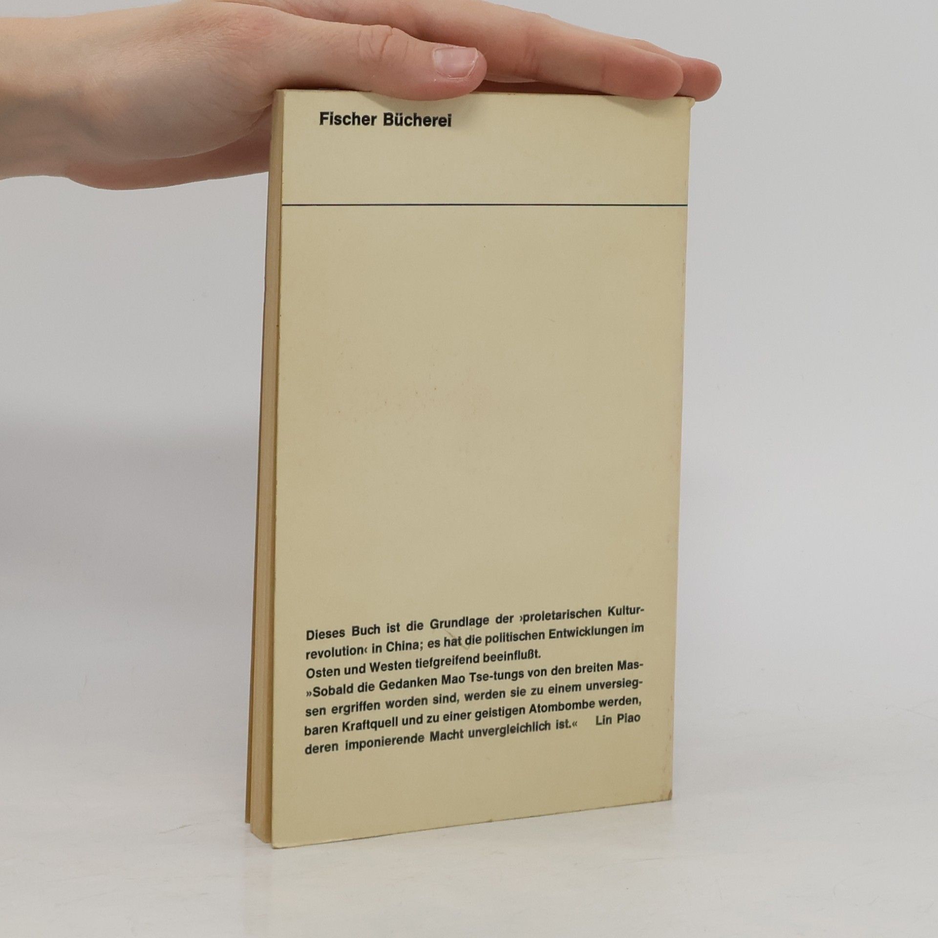 Zedong Mao Das Rote Buch. Worte des Vorsitzenden Mao Tse-tung