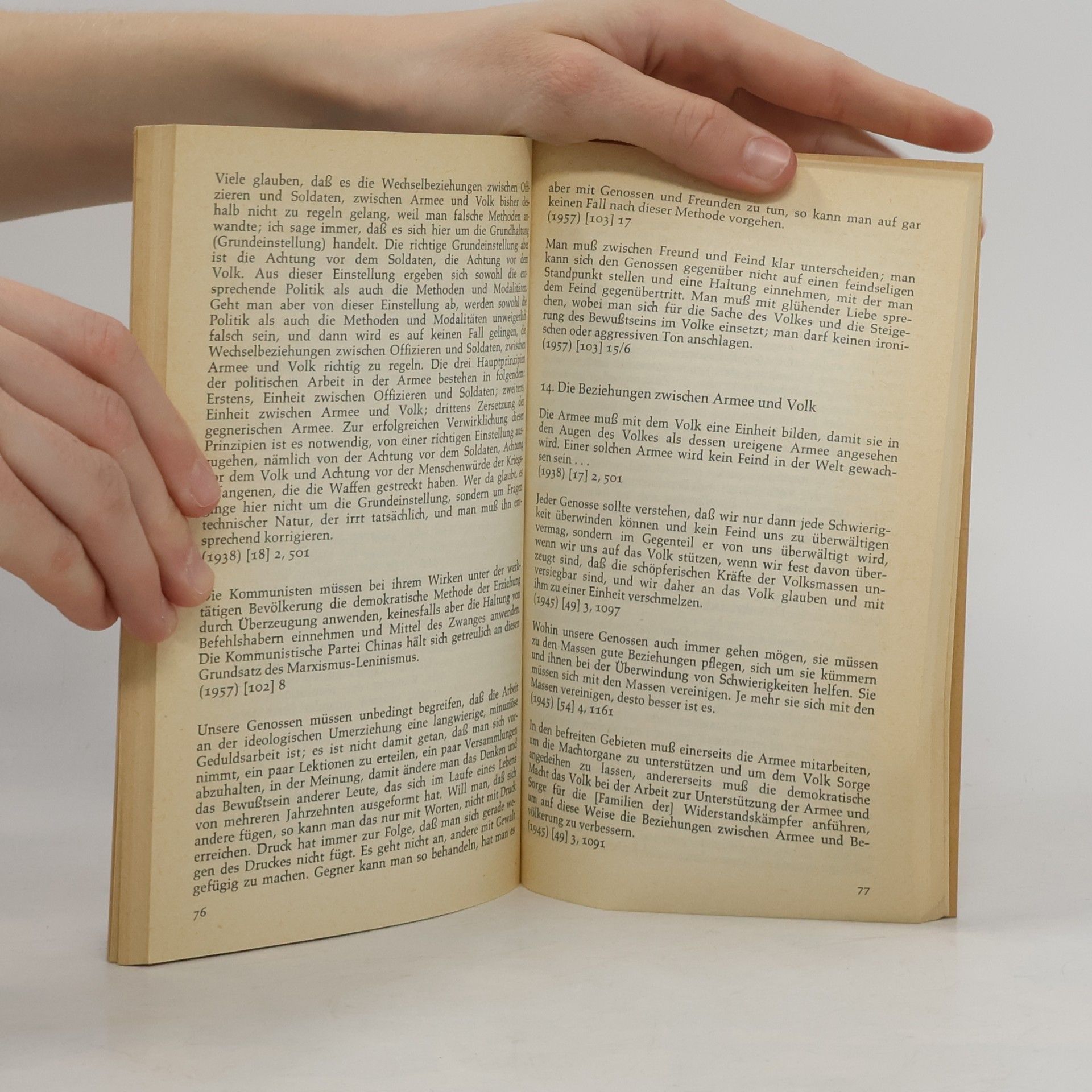 Zedong Mao Das Rote Buch. Worte des Vorsitzenden Mao Tse-tung