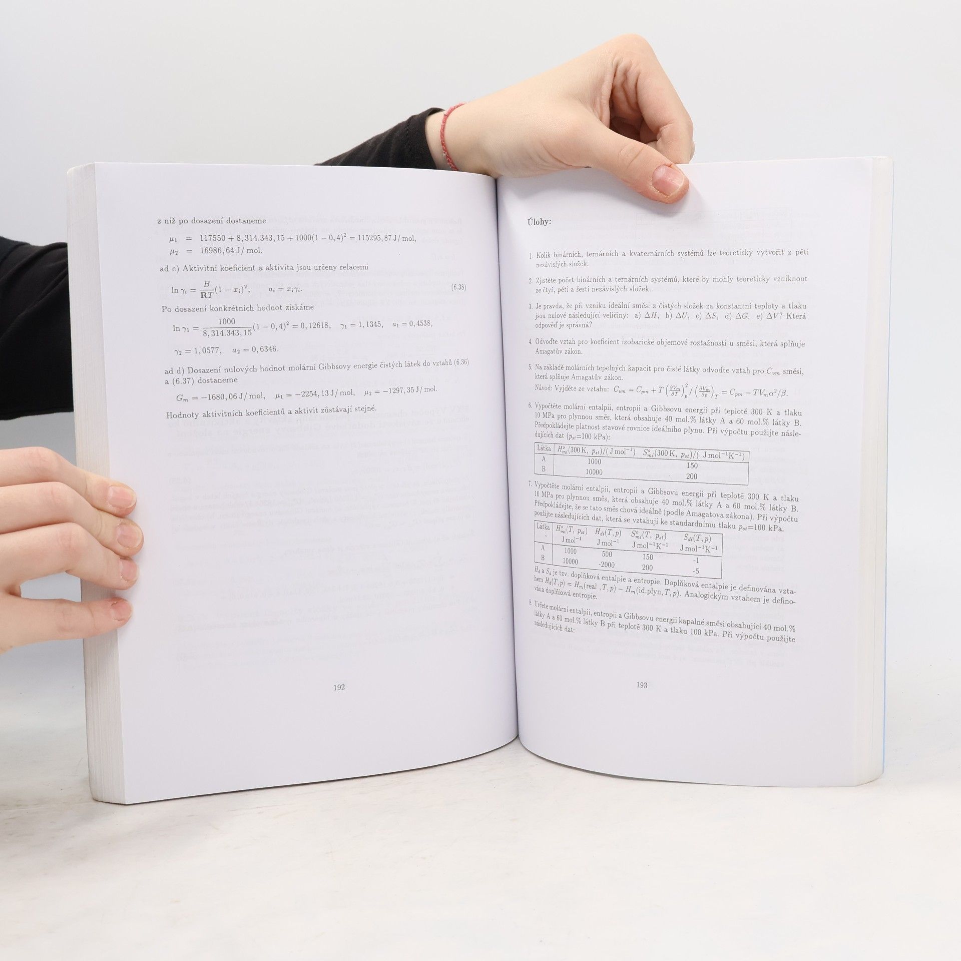 Josef Novák Příklady a úlohy z fyzikální chemie I