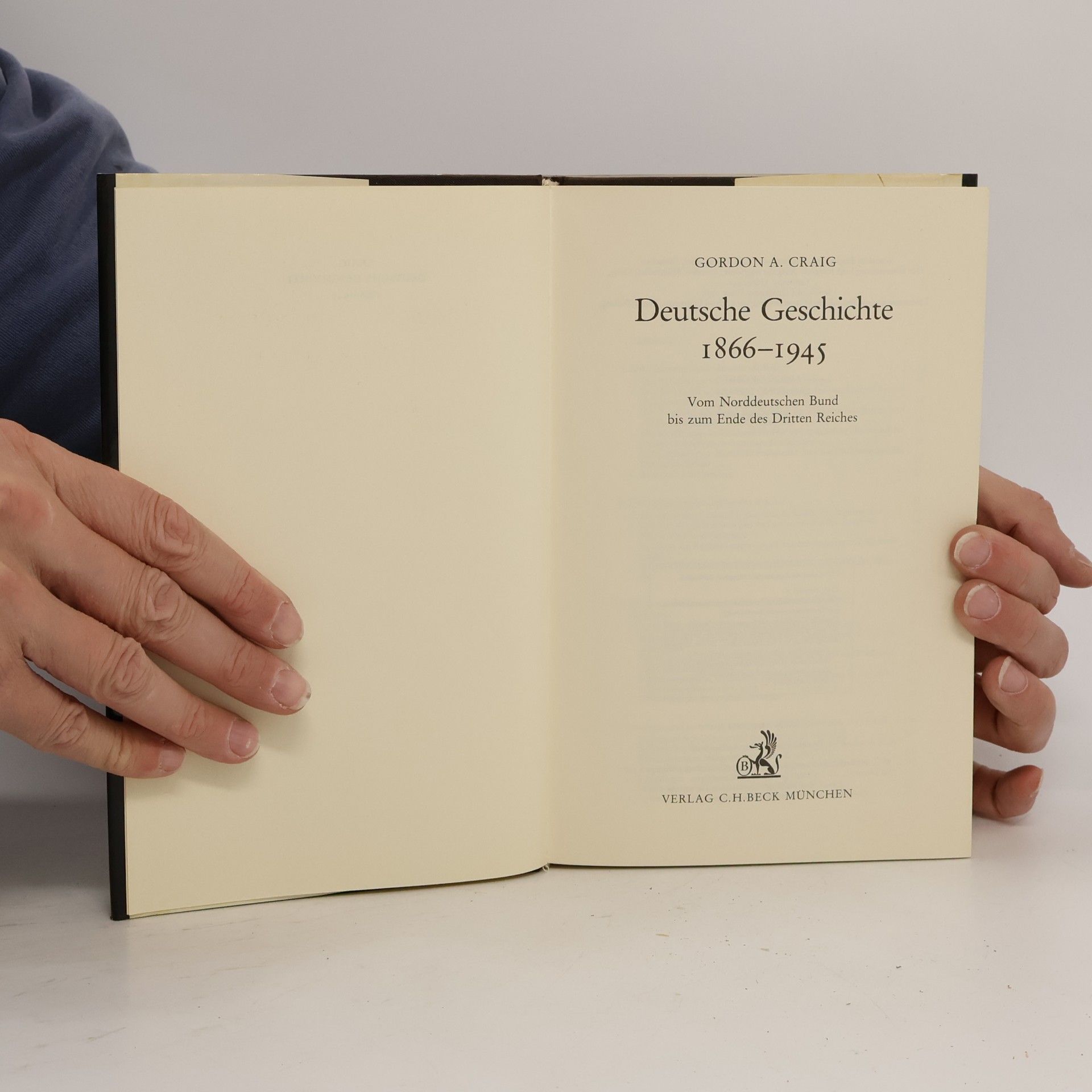 Gordon A. Craig Deutsche Geschichte 1866 - 1945