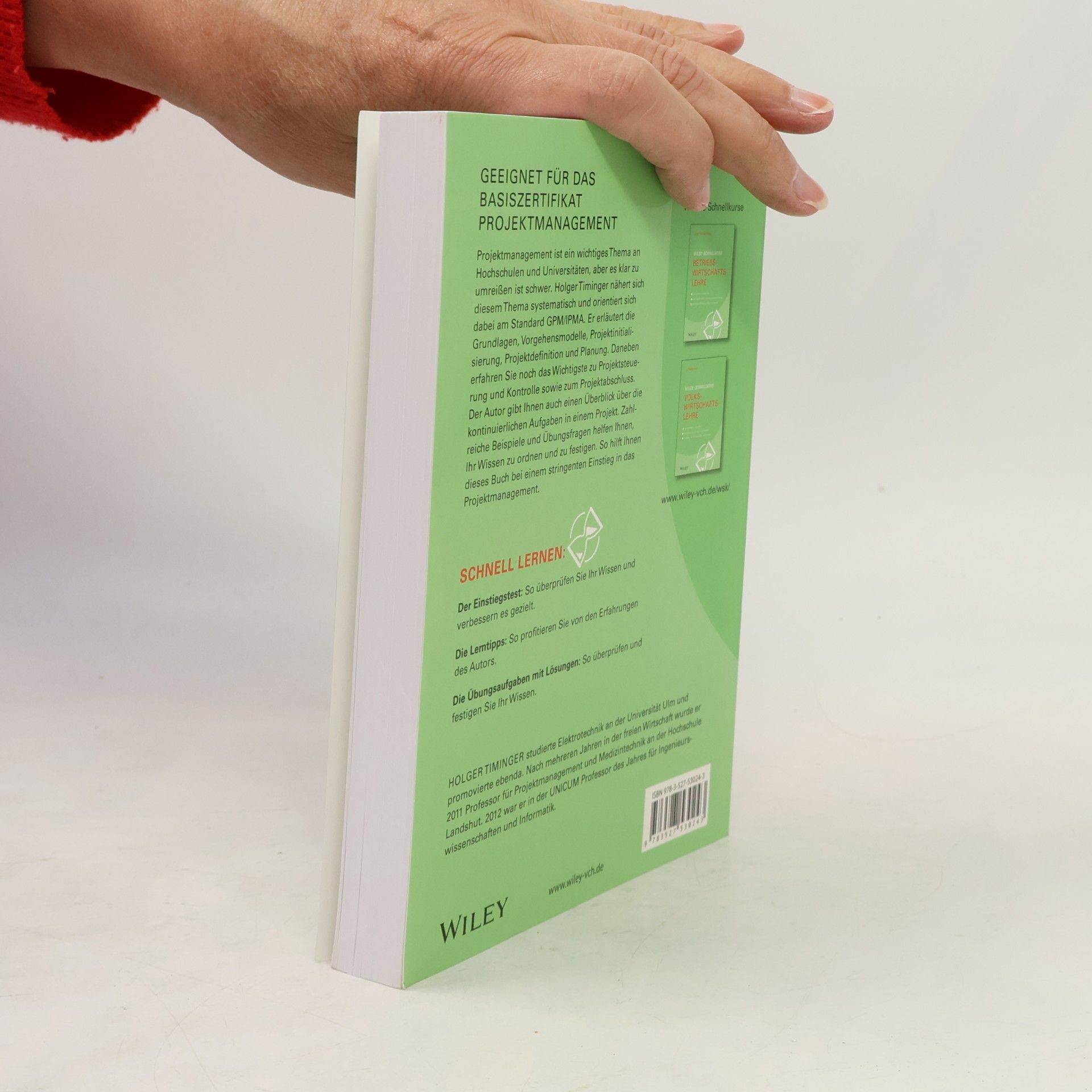 Holger Timinger Wiley-Schnellkurs Projektmanagement