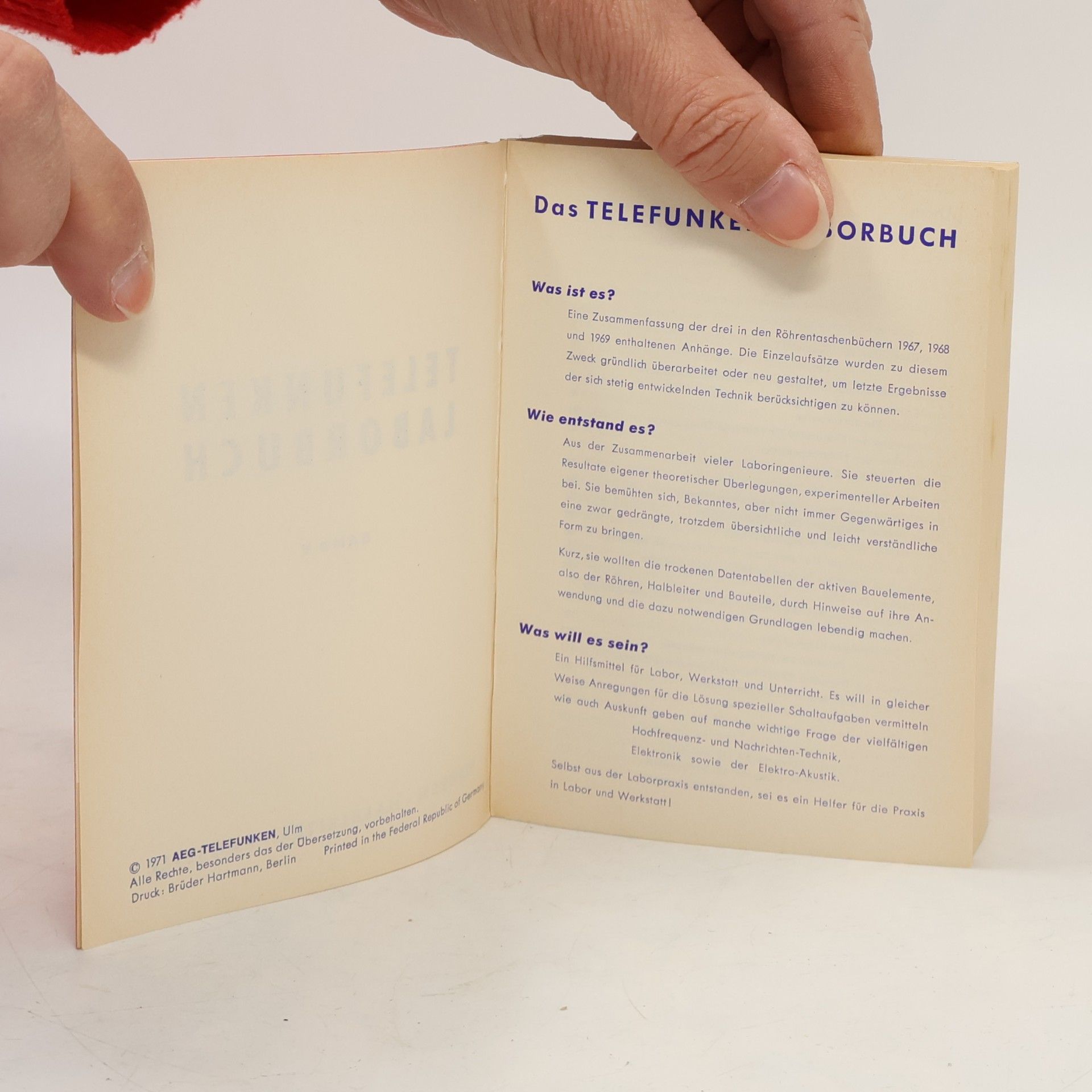 Autorenkollektiv Telefunken-Laborbuch 5