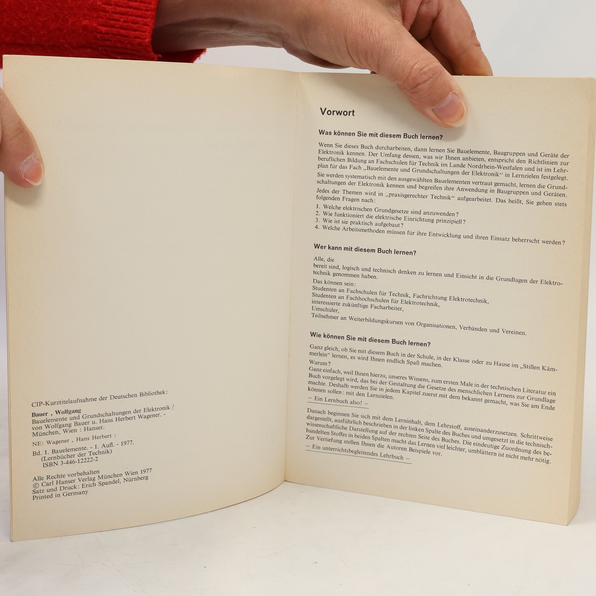 Various authors Bauelemente und Grundschaltungen der Elektronik