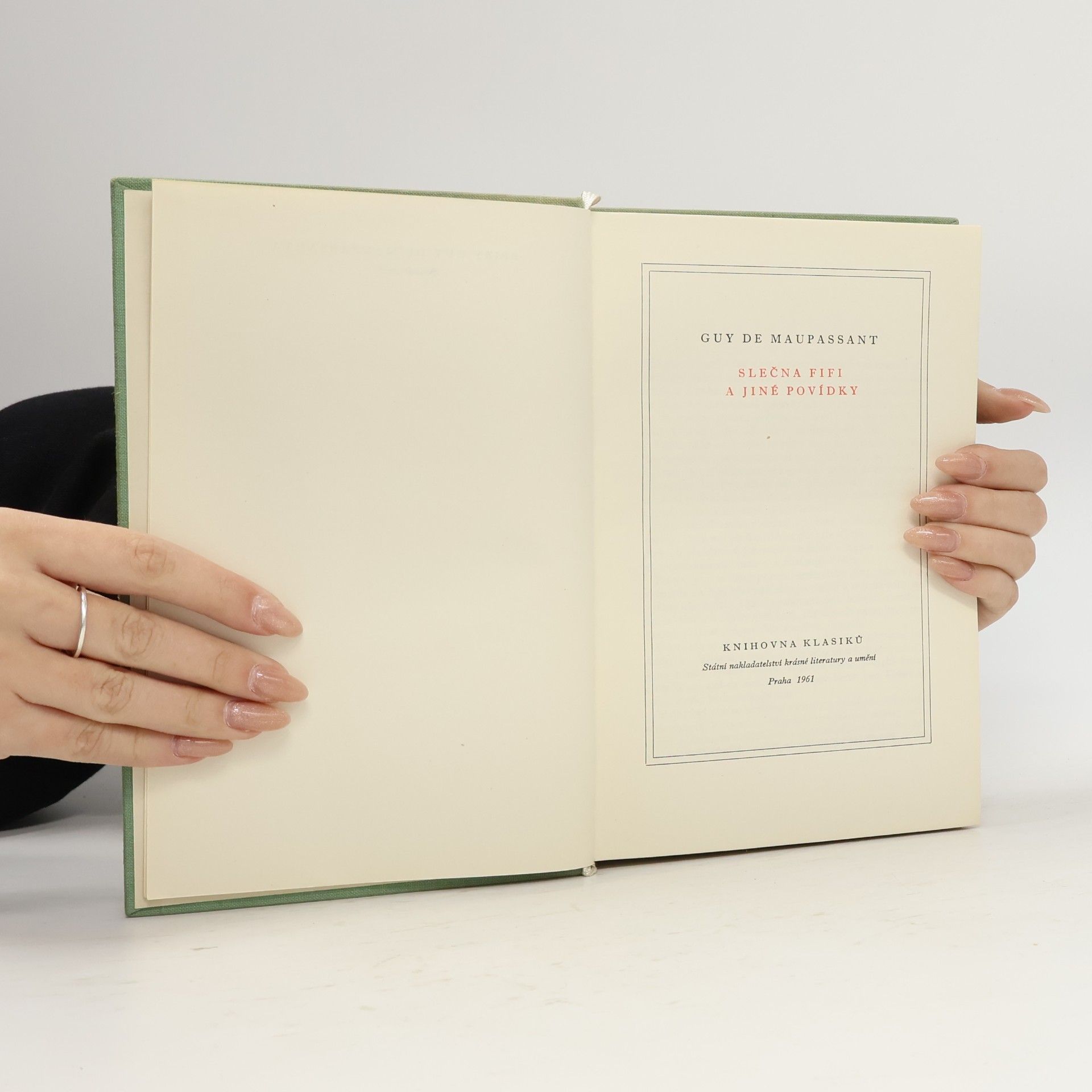 Guy de Maupassant Slečna Fifi a jiné povídky