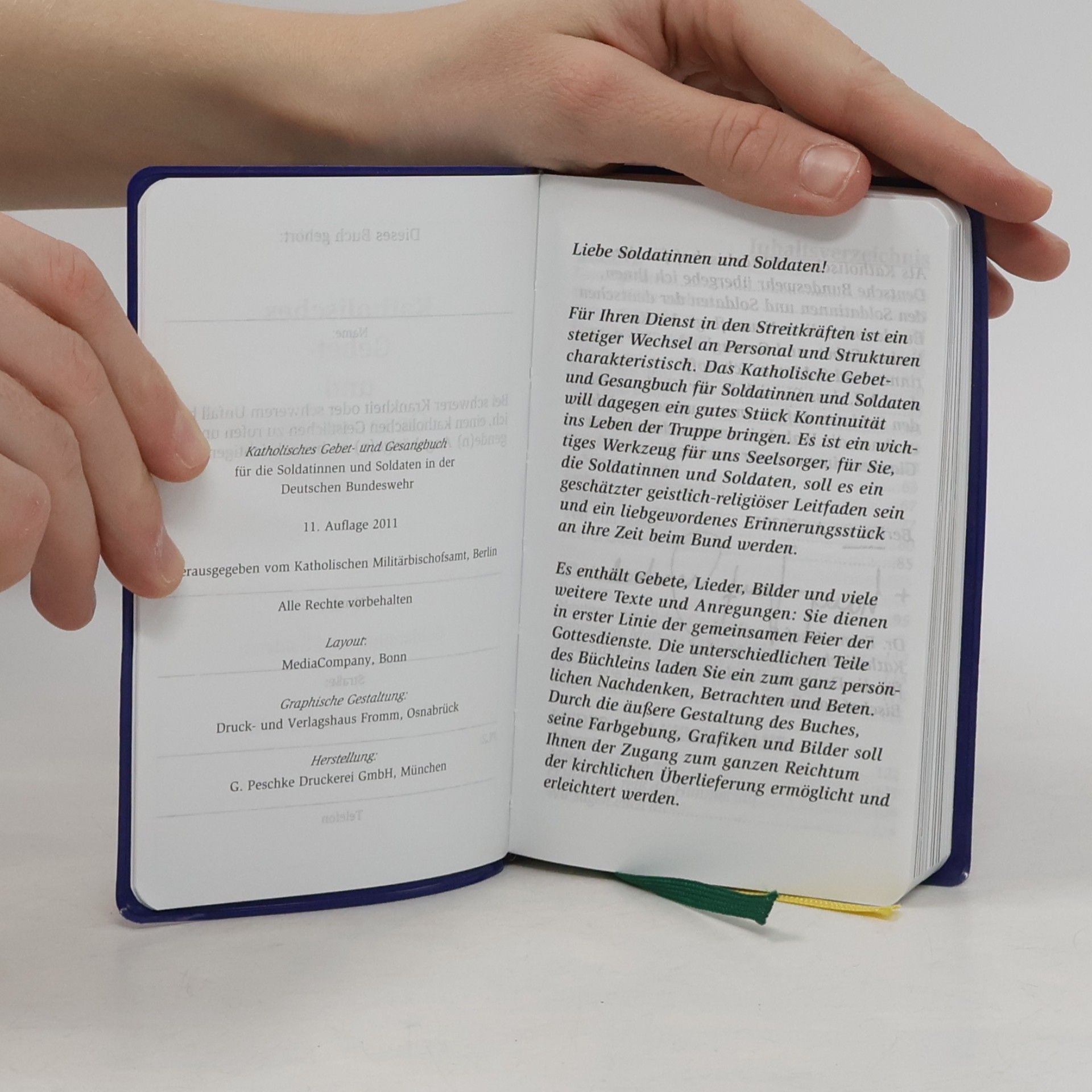 Autorenkollektiv Katholisches Gebet- und Gesangbuch fur die Soldatinnen und Soldaten in den Deutschen Bundeswehr