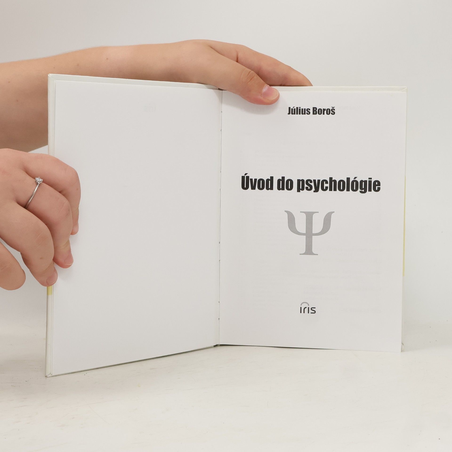 Július Boroš Úvod do psychologie