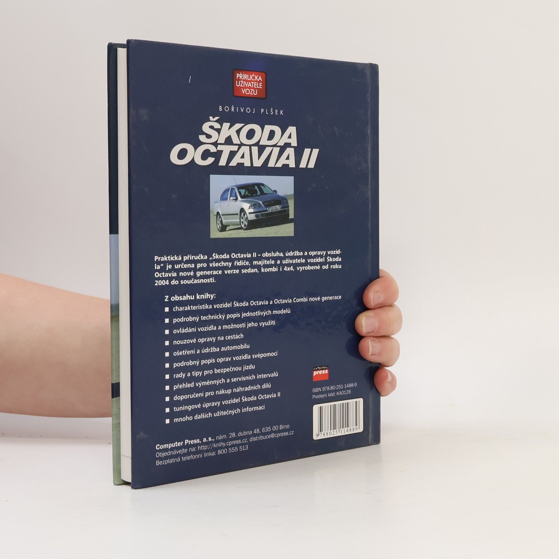 Bořivoj Plšek Škoda Octavia 2 : obsluha, údržba a opravy vozidla