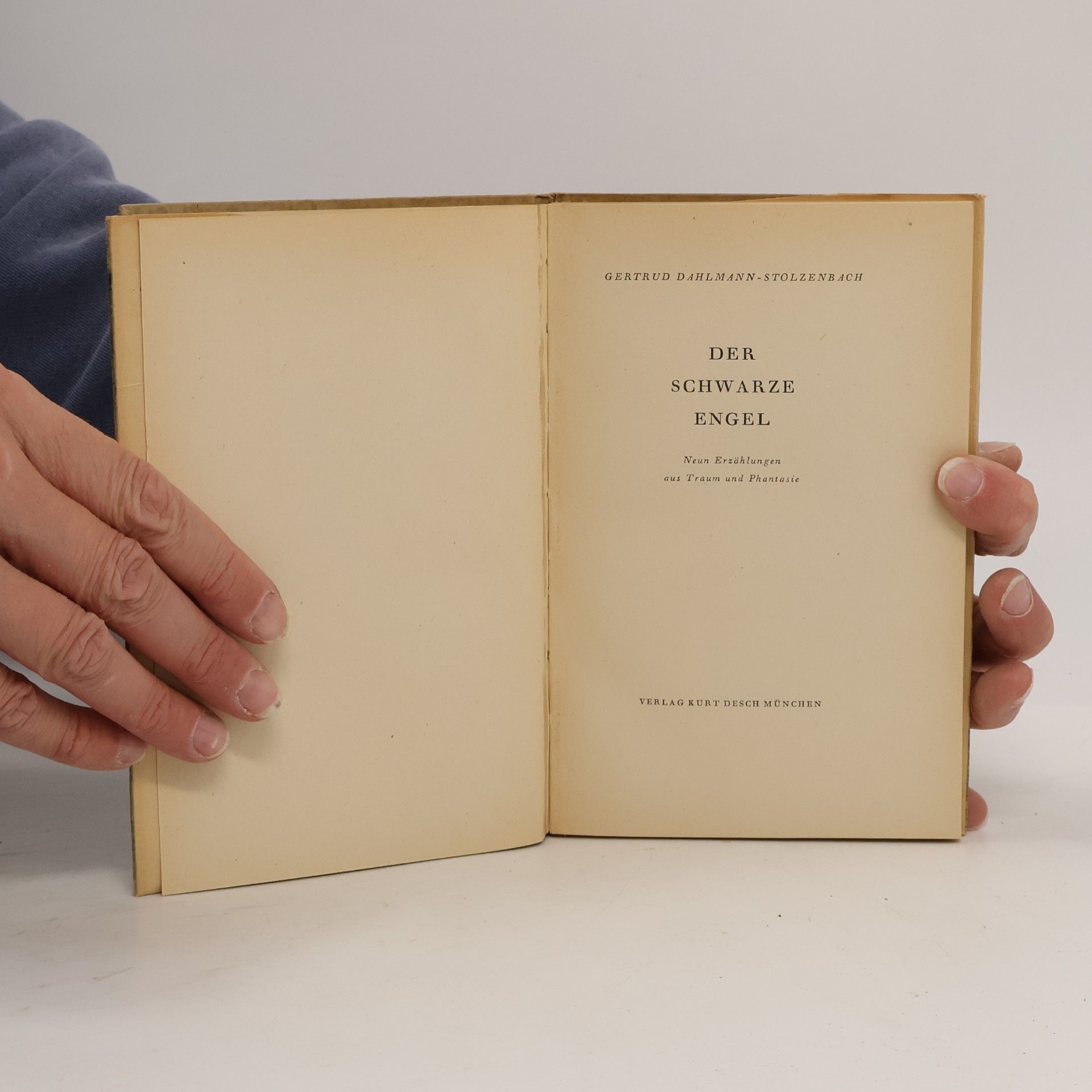 Frank Thiess Der schwarze Engel