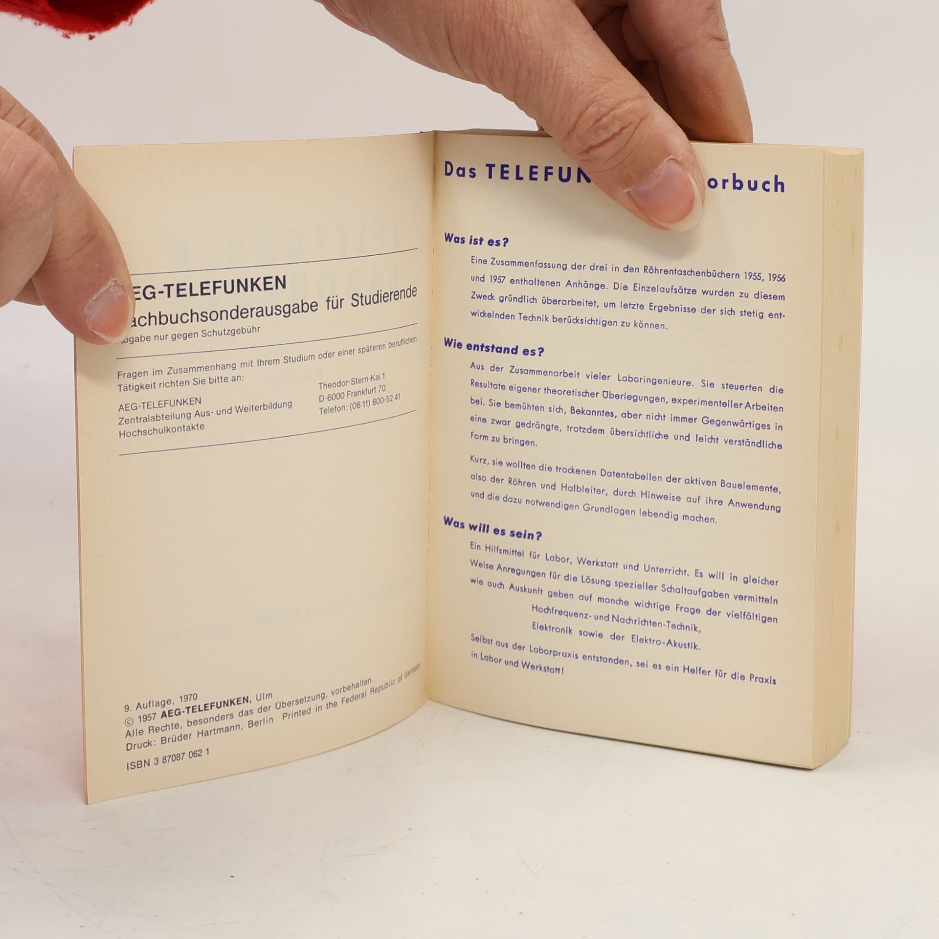 Autorenkollektiv Telefunken-Laborbuch 1