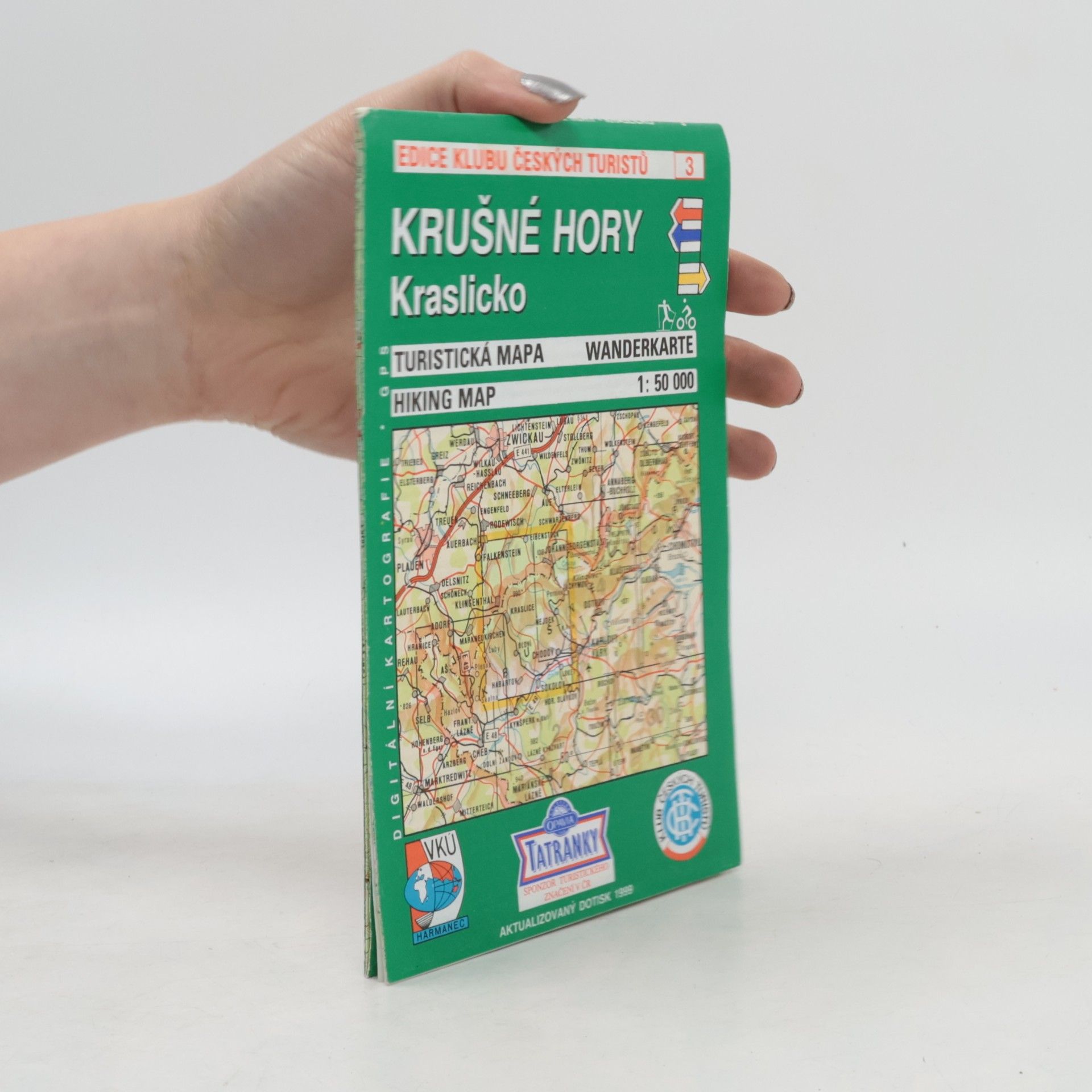 Various authors Krušné hory. Kraslicko. Turistická mapa 1 : 50 000