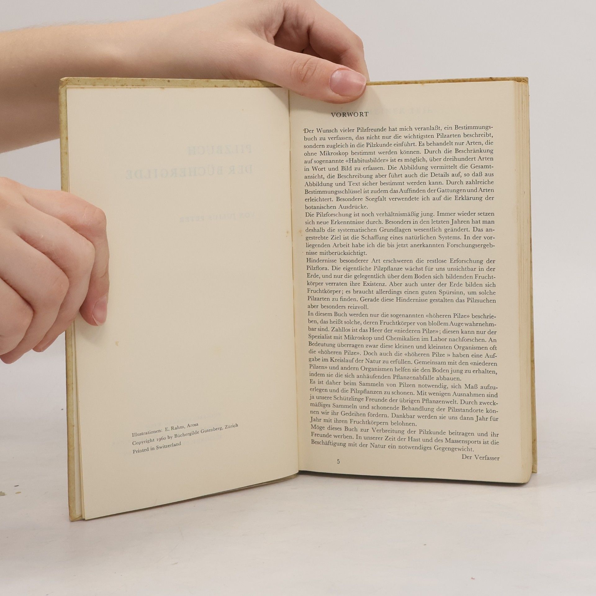 Julius Peter Pilzbuch der Büchergilde