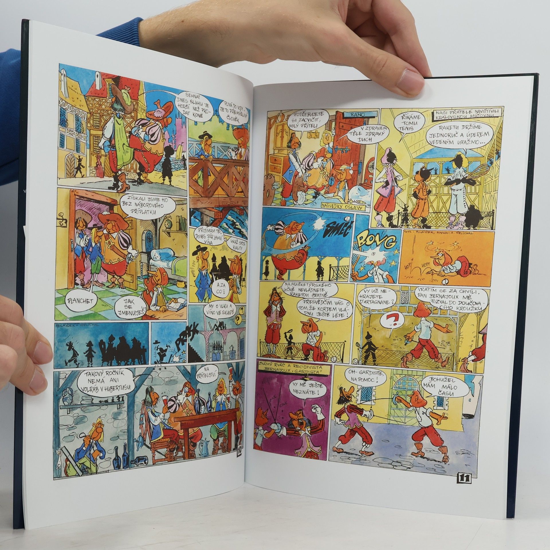 Antonín Šplíchal Tři mušketýři, tištěný komiks