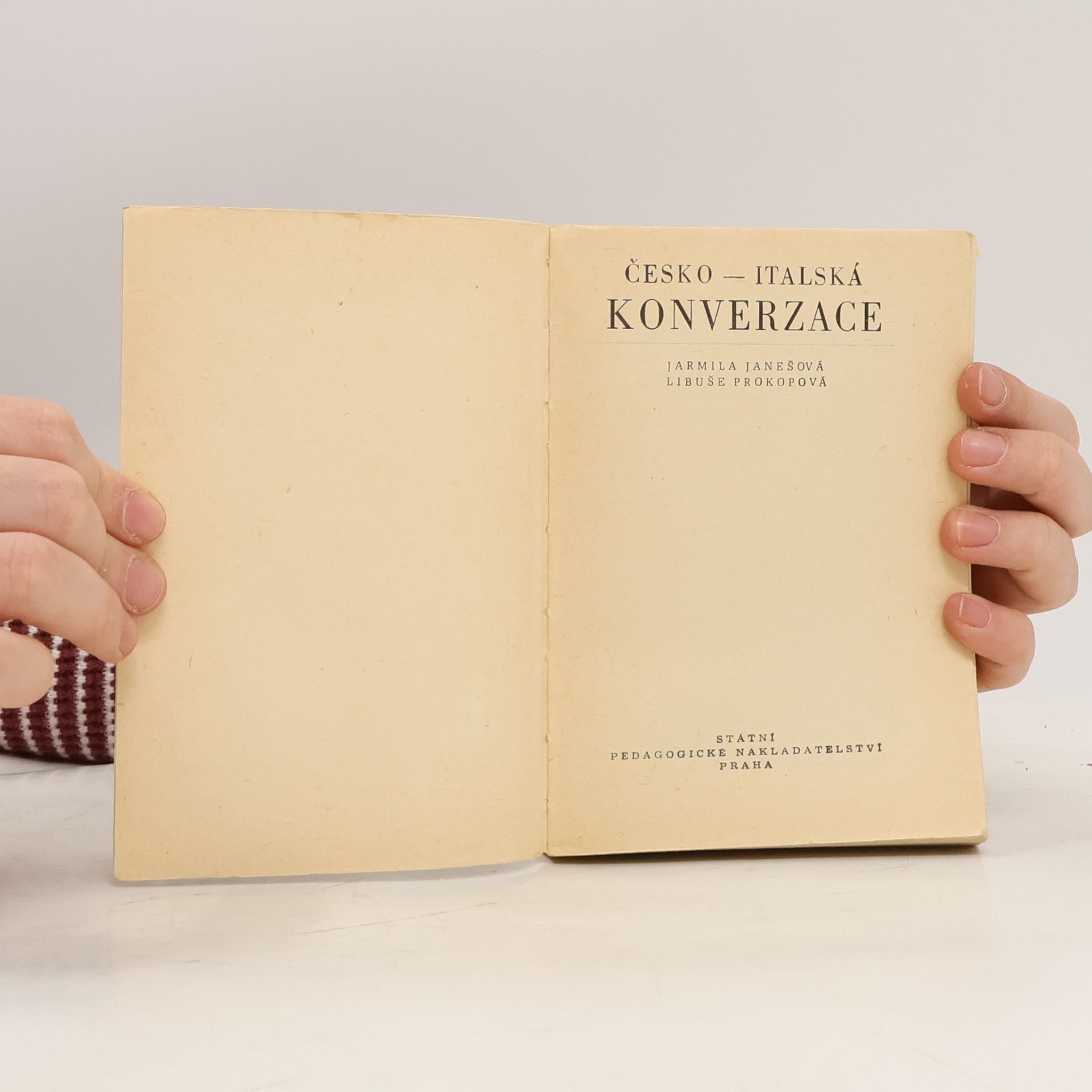 Jarmila Janešová Česko-italská konverzace