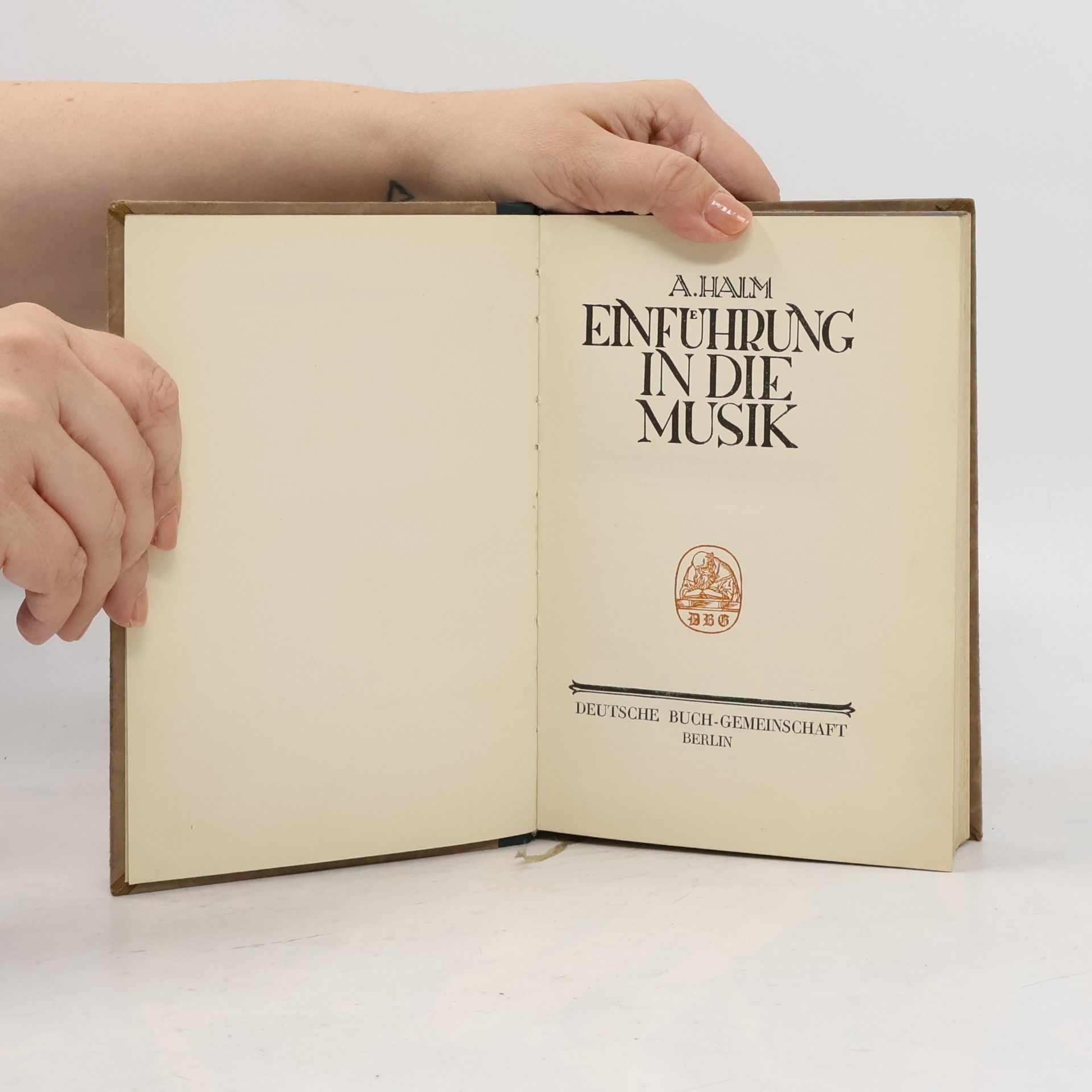 August Halm Einführung in die Musik