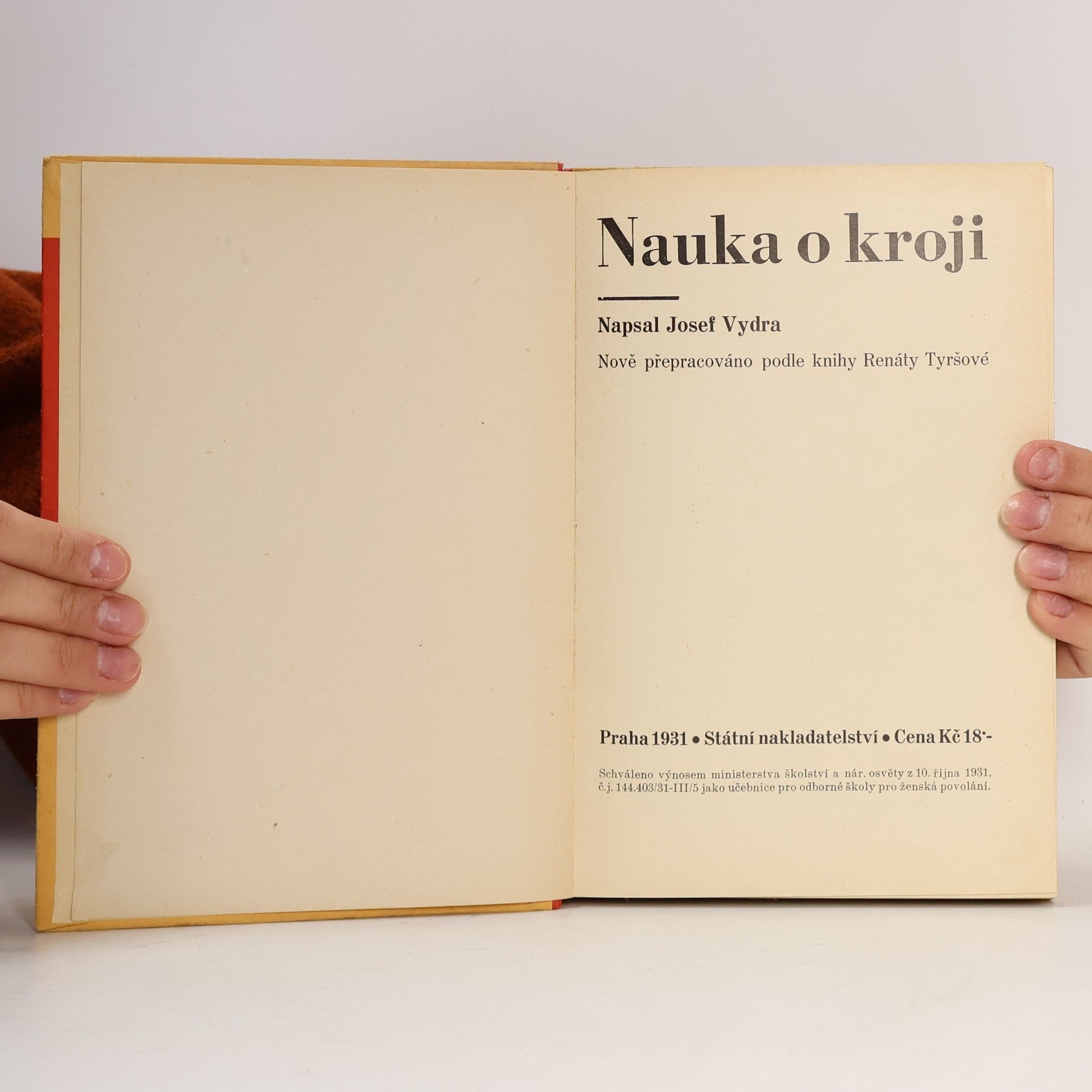 Josef Vydra Nauka o kroji