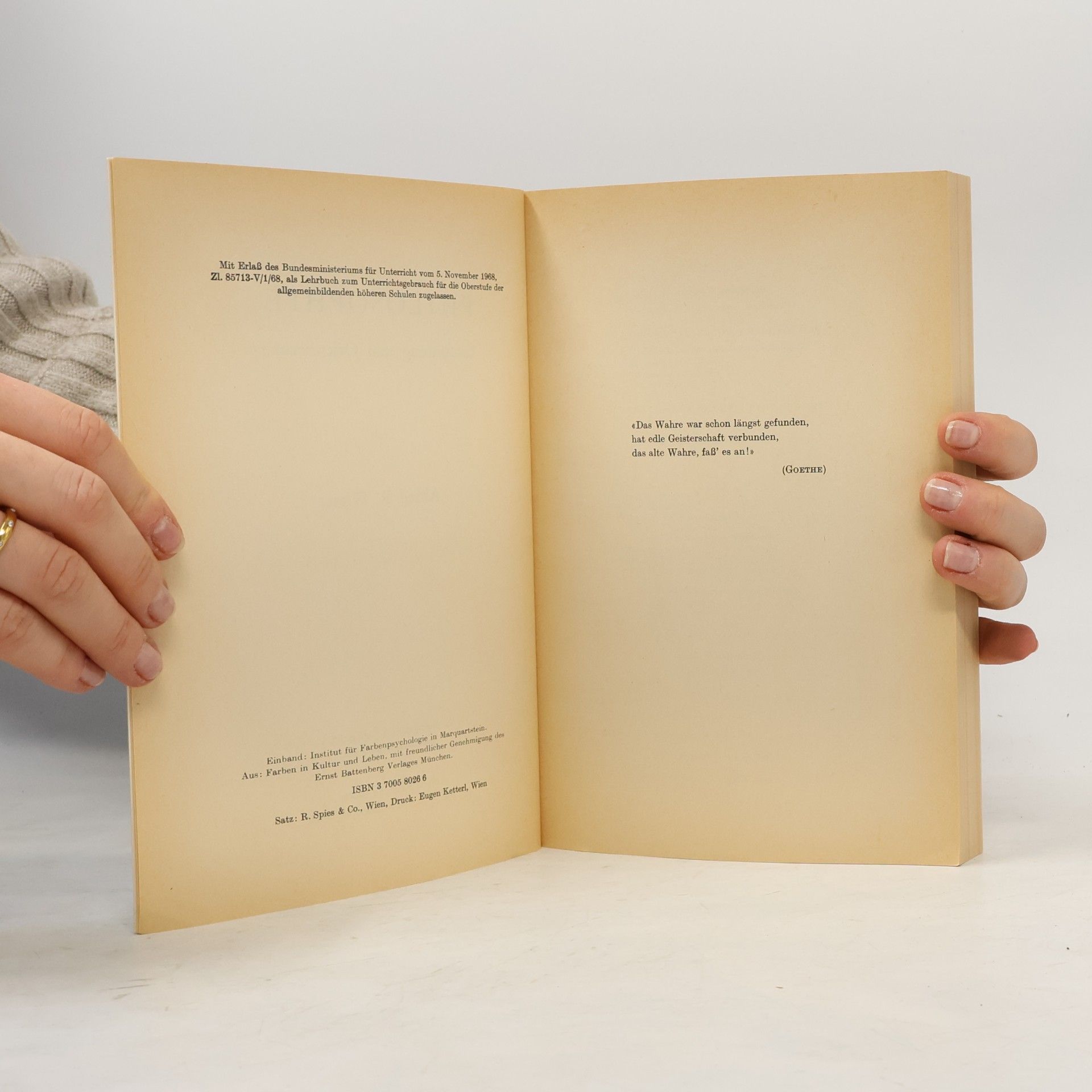 Alfred Wieser Philosophie