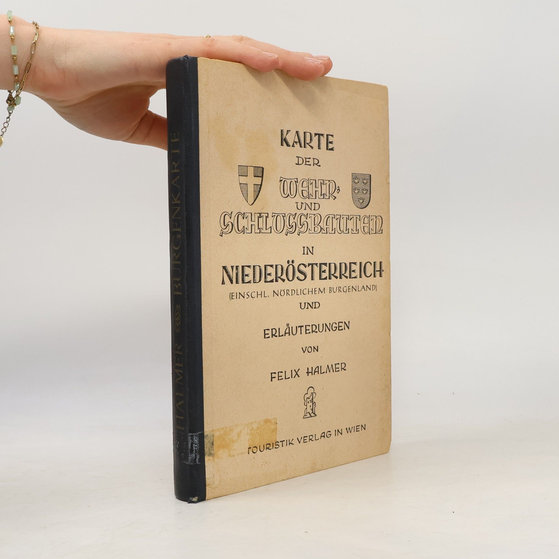 Karte der wehr un schlossbauten in niederosterreich