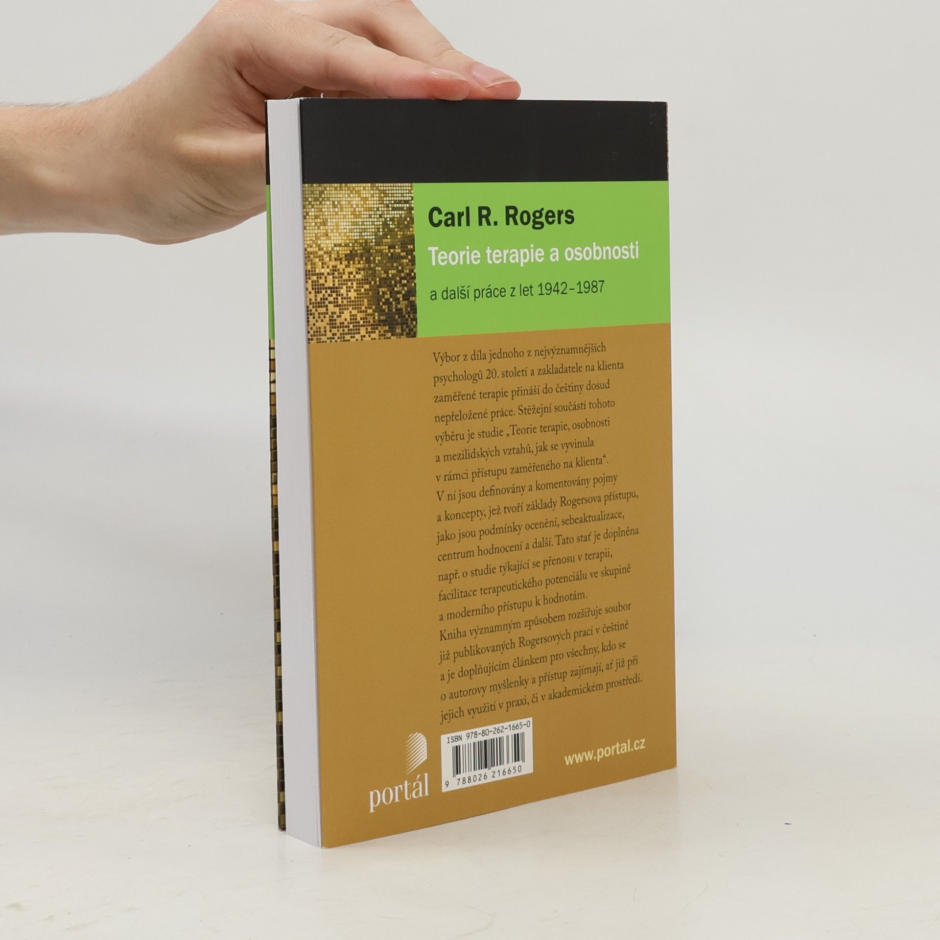 Carl Rogers Teorie a terapie osobnosti